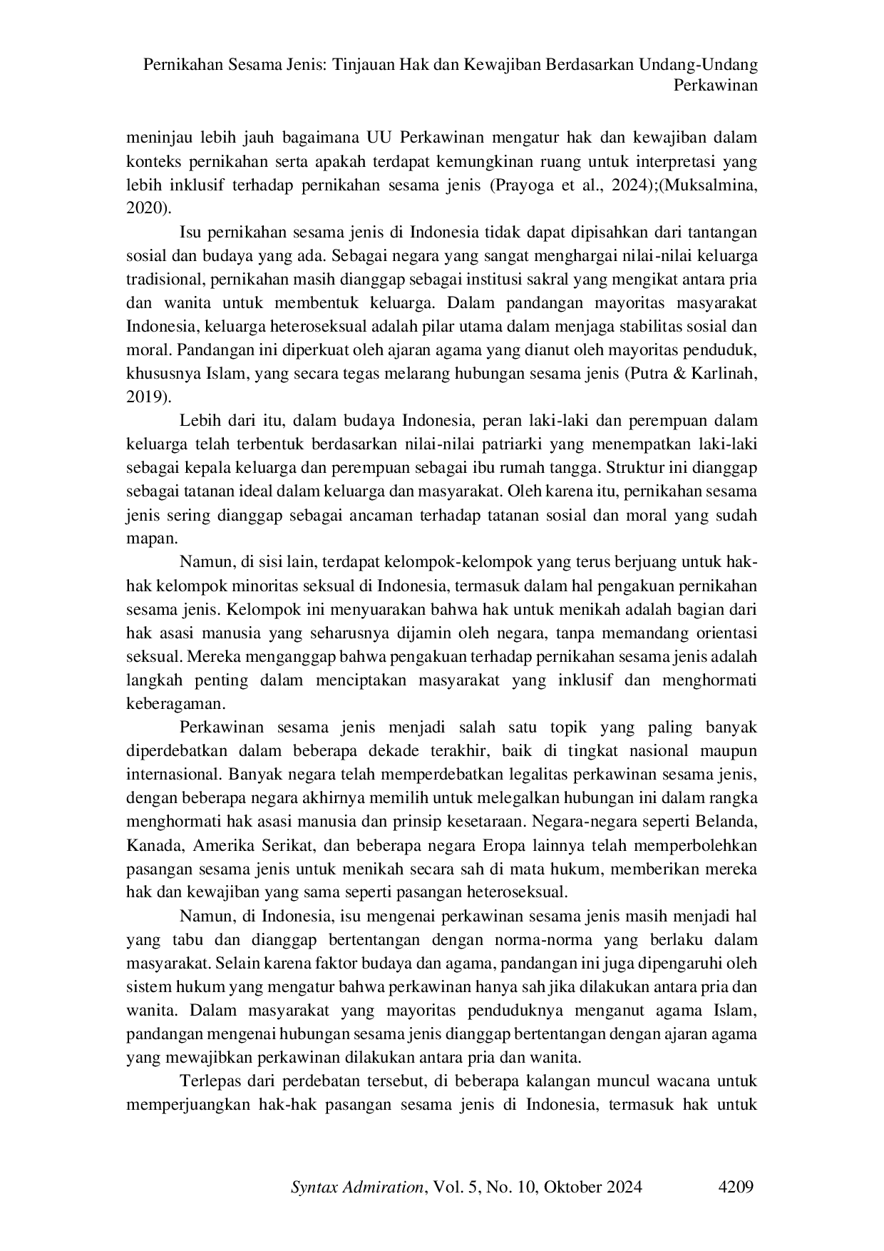 JURIS Pernikahan Sesama Jenis Tinjauan Hak dan Kewajiban Berdasarkan Undang Undang Perkawinan