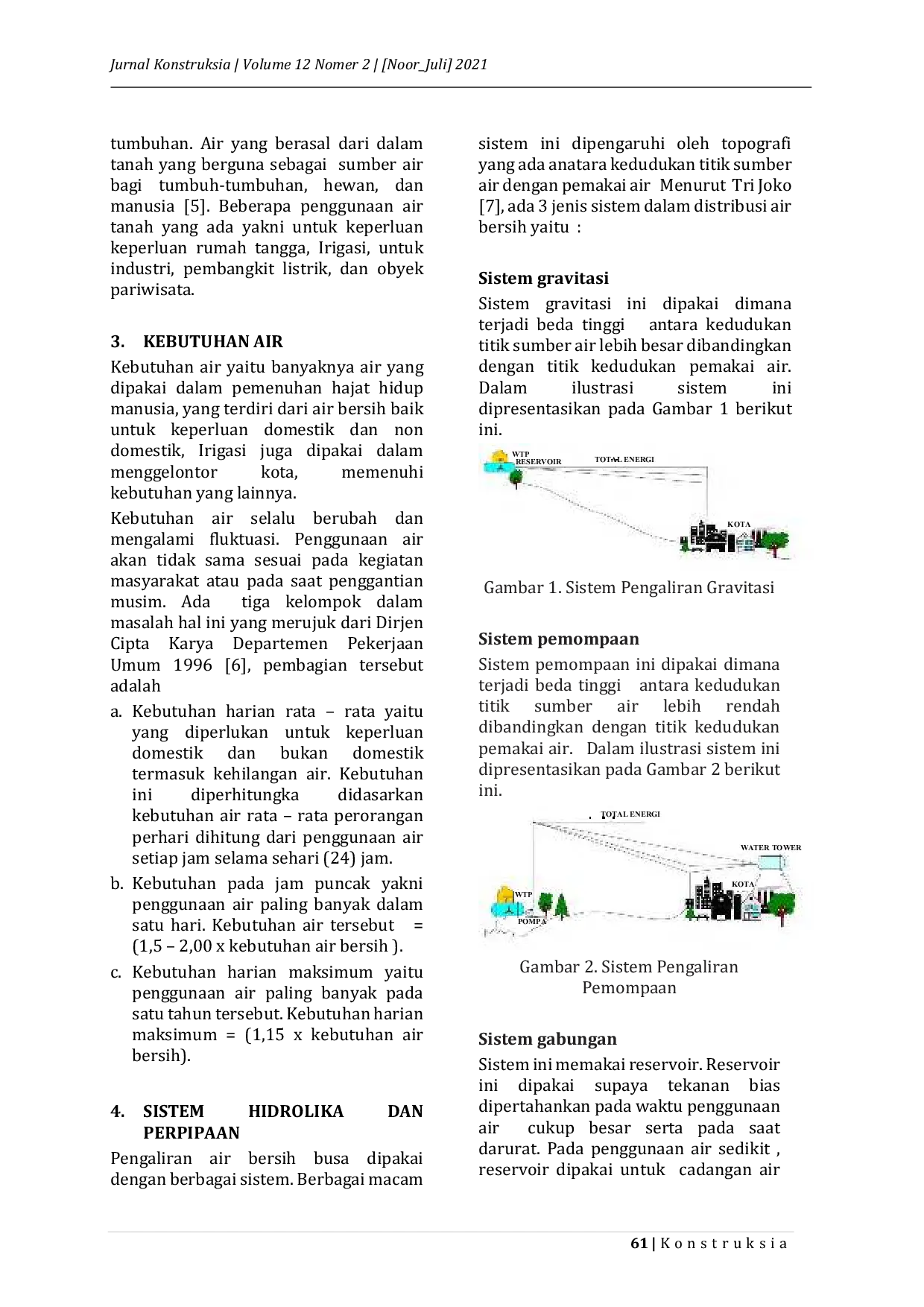 JURIS KAJIAN TEKNIS JARINGAN AIR BERSIH PADA DESA PINGGIRAN STUDI KASUS DESA KARANG MELOK KECAMATAN TAMANAN KABUPATEN BONDOWOSO