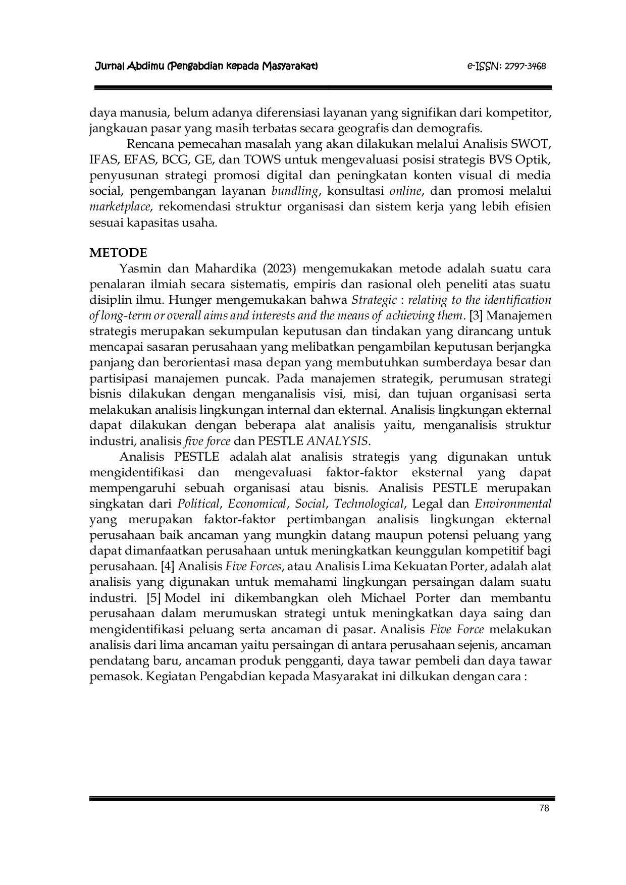 JURIS Pendampingan Strategi Bisnis dan Digitalisasi Pemasaran untuk UMKM Optik Best Vision Solution