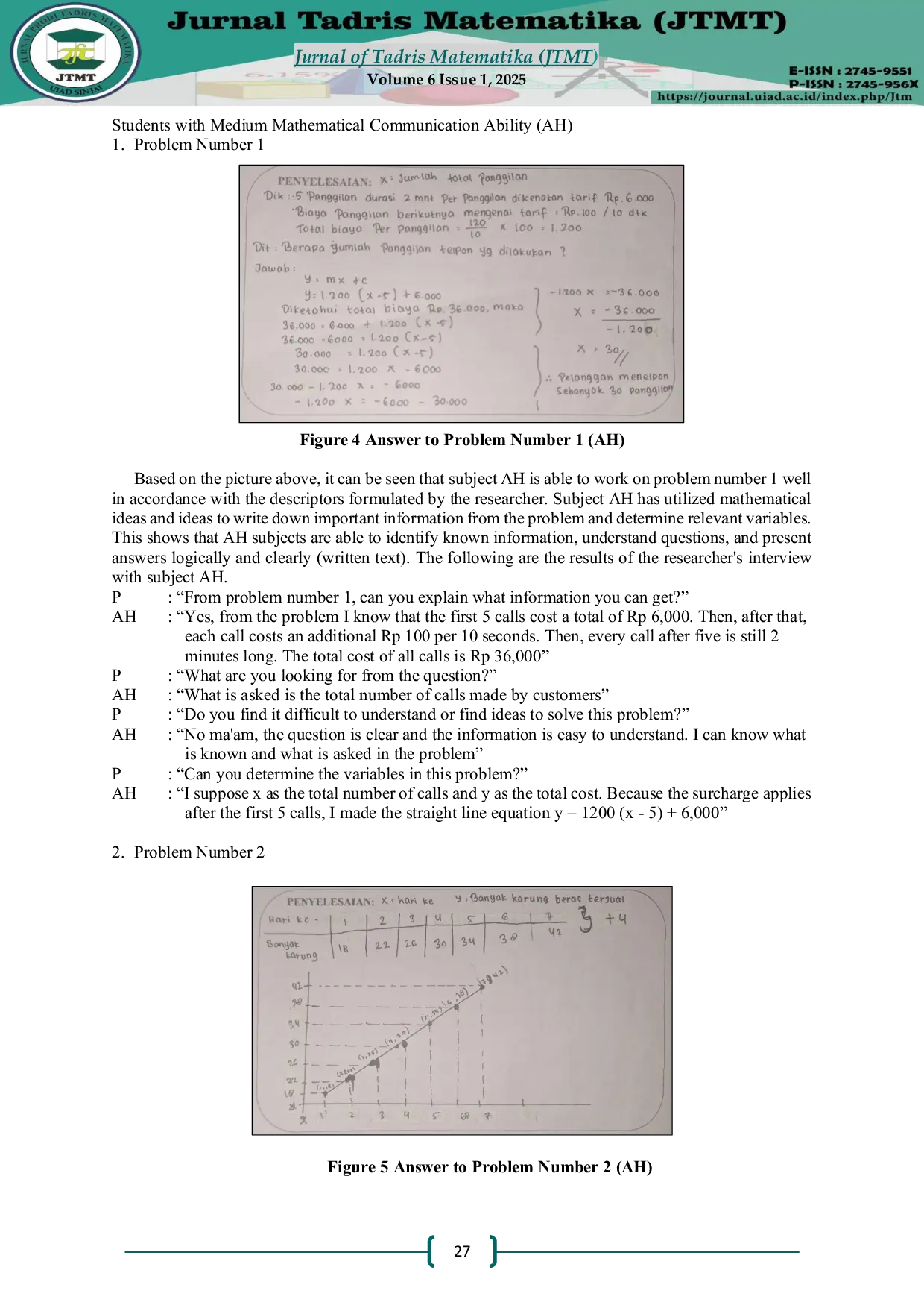 JURIS Analysis of Student s Mathematical Communication Ability Using Digital LKPD with RME Realistic Mathematics Education Approach