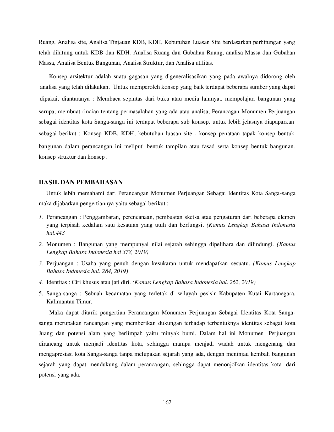 JURIS Perancangan Monumen Perjuangan Sebagai Identitas Kota Sanga Sanga