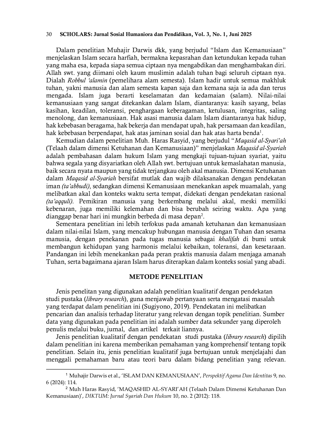 JURIS Amanah Ketuhanan Dan Kemanusiaan Dalam Nilai Nilai Islam