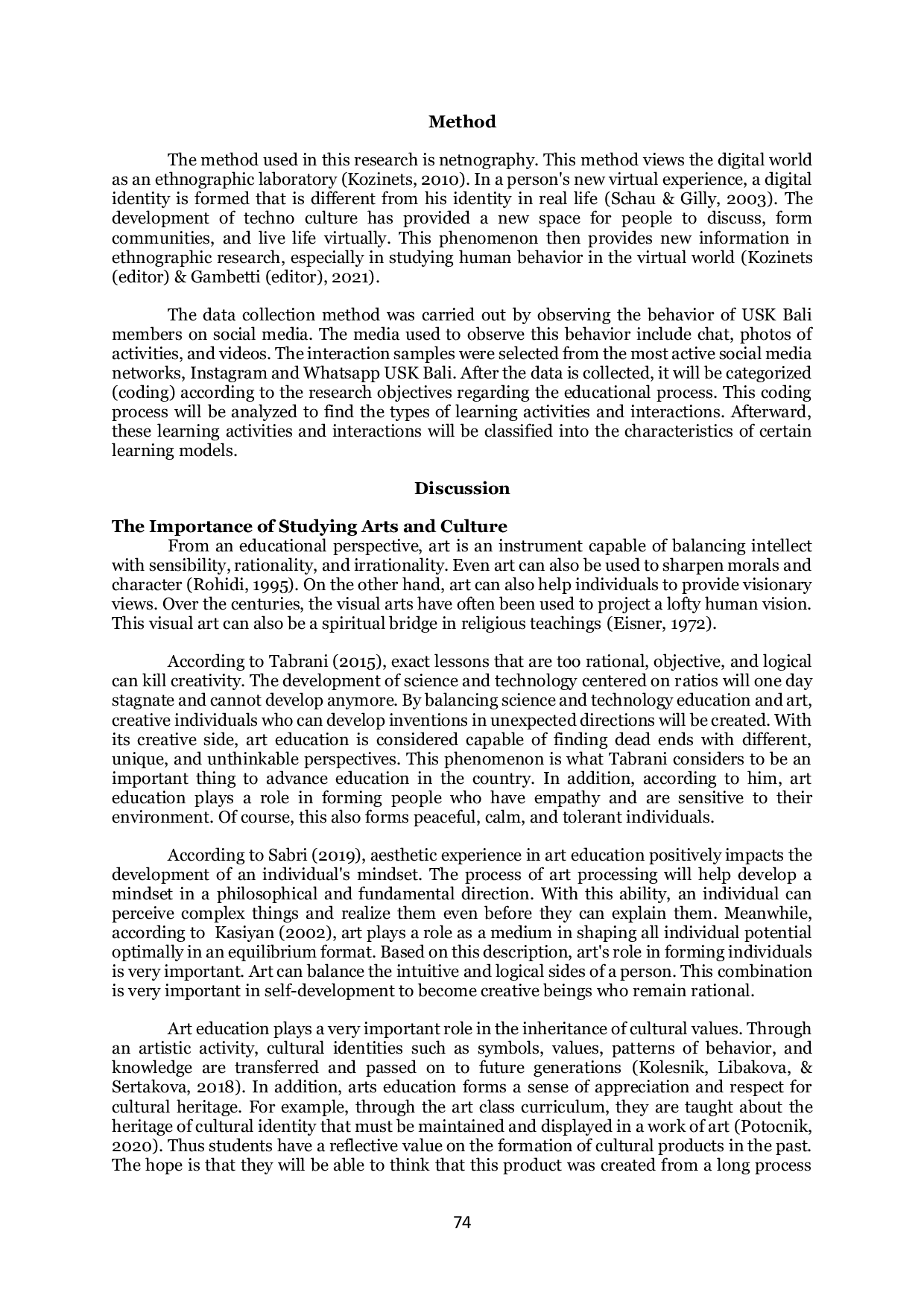 JURIS Arts and Culture Education in Bali Urban Sketchers Community Activities A Netnographic Study Perspective