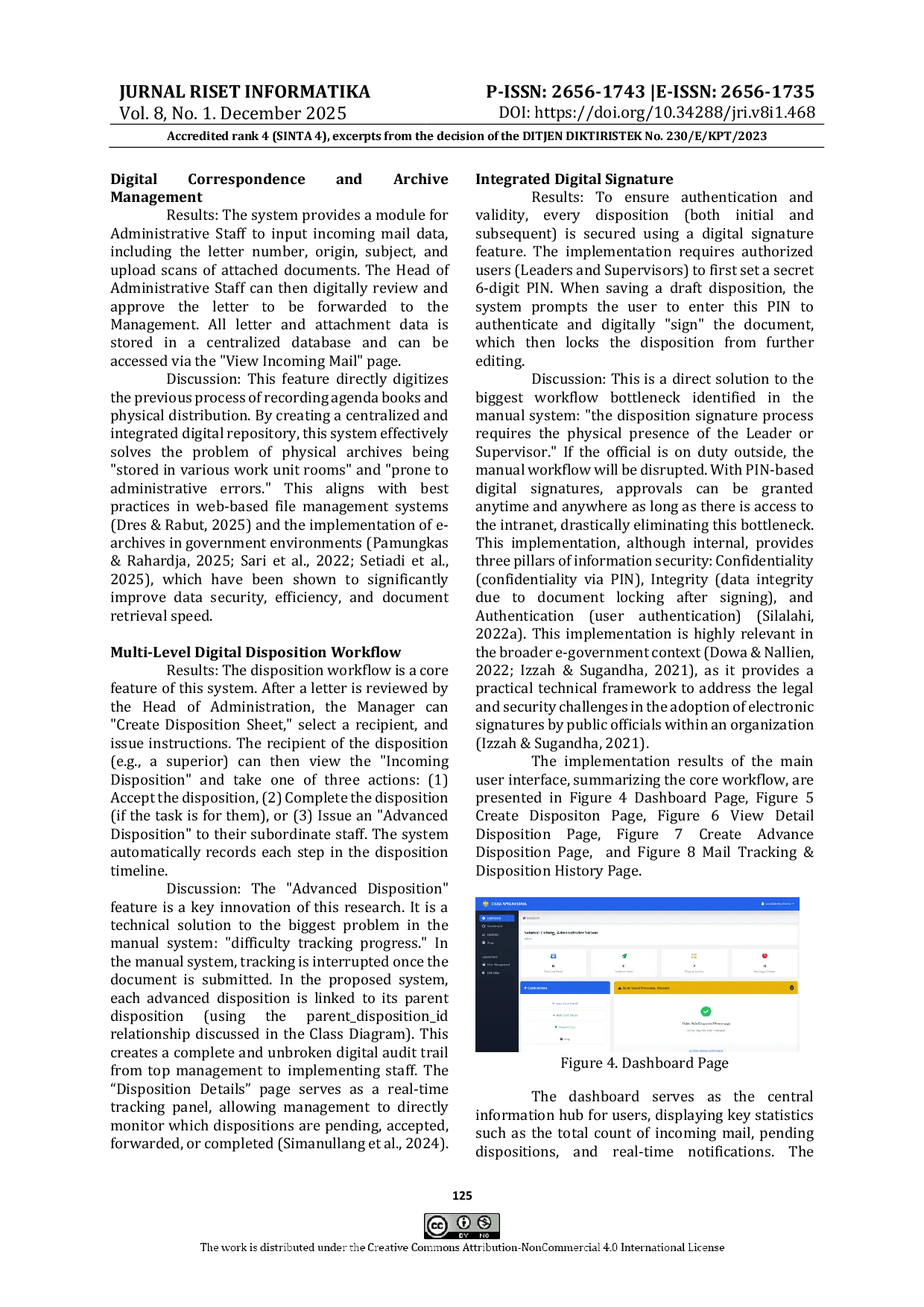 JURIS Design Of A Digital Correspondence And Disposition System With Integrated Digital Signature