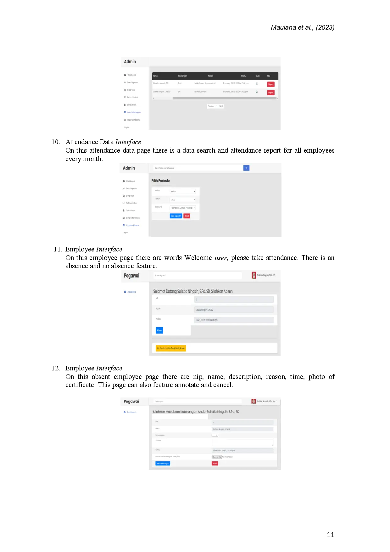 JURIS Implementation of Agile Method in Employee Attendance Information Systems