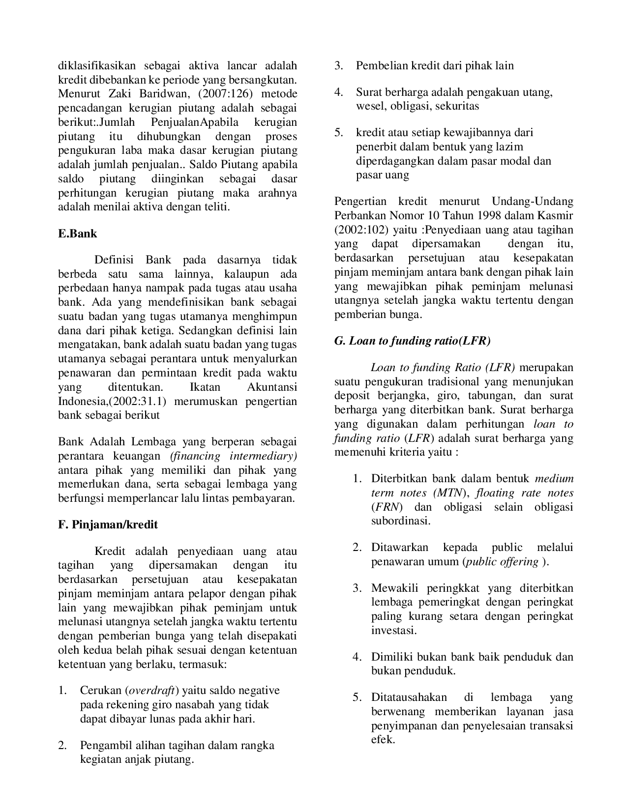 JURIS ANALISIS KREDIT MACET PADA PT BANK CENTRAL ASIA Tbk