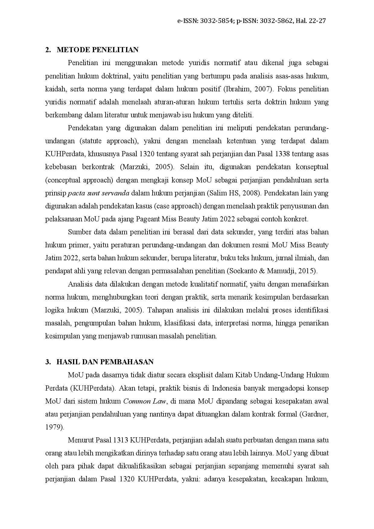 juris Kekuatan Hukum Memorandum of Understanding MoU pada Perjanjian Pageant Miss Beauty Jatim 2022