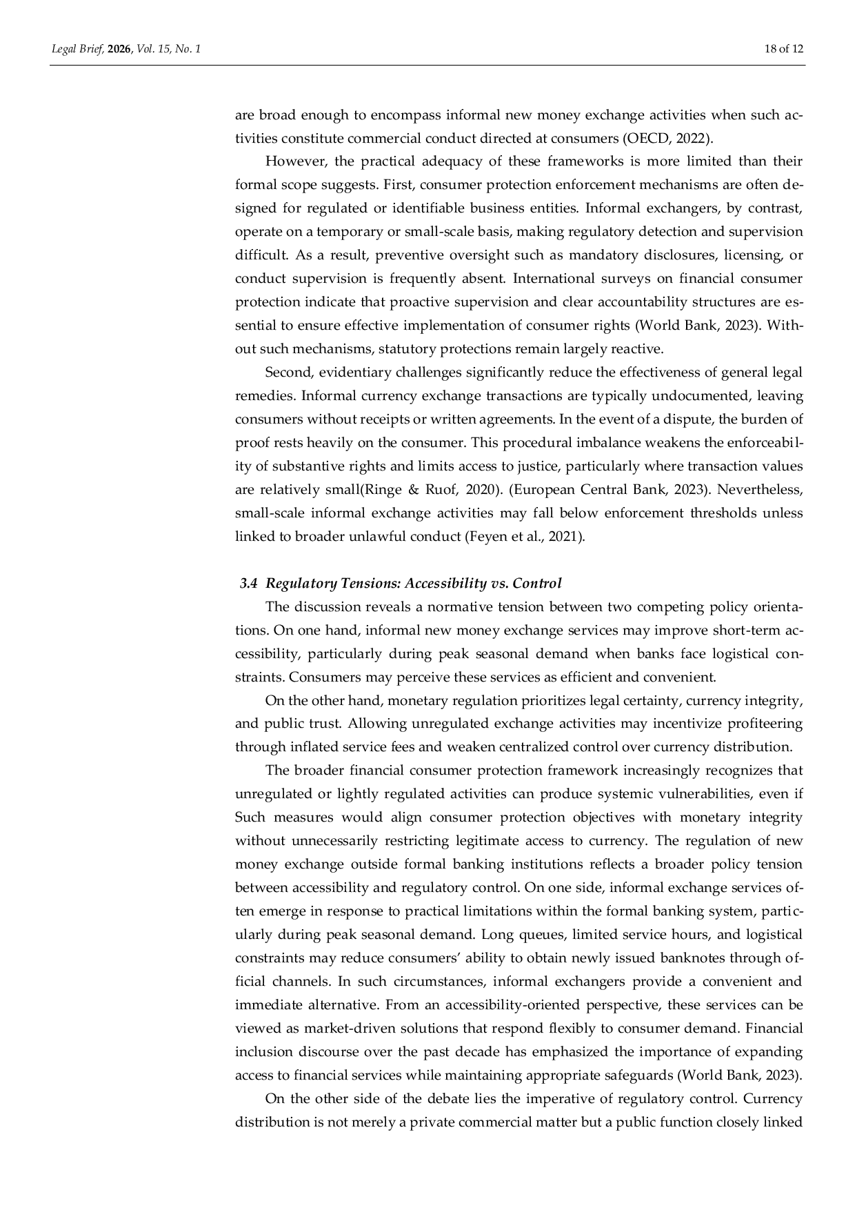 JURIS Legal Protection for Consumers Related to New Money Exchange Outside the Bank