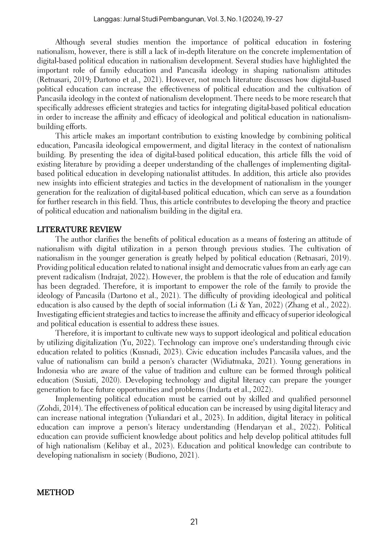 JURIS Building Nationalism through Digital Based Political Education