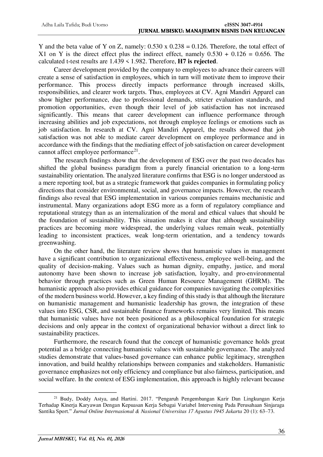 JURIS The Effect of Islamic Work Motivation and Career Development on Employee Performance with Job Satisfaction as an Intervening Variable