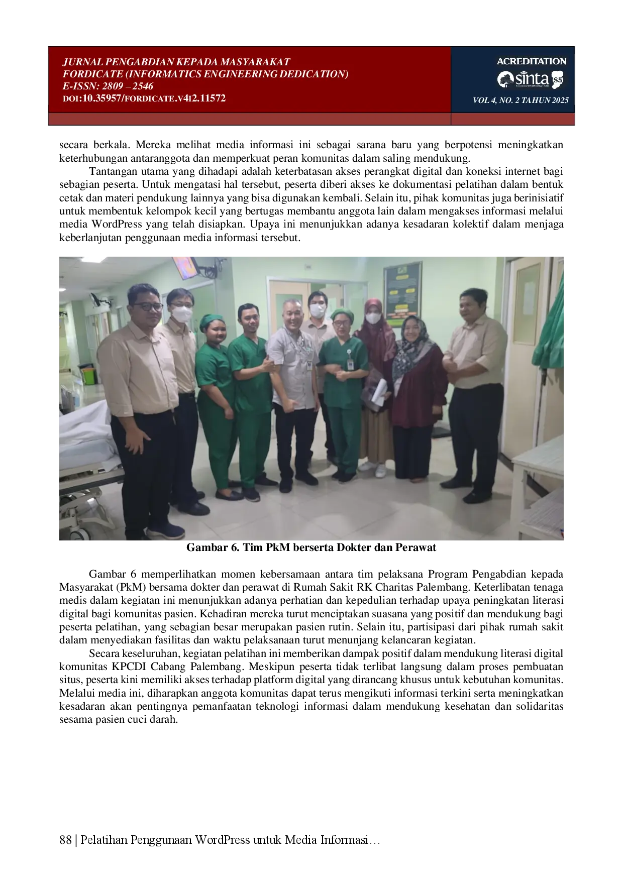 juris Pelatihan Penggunaan Wordpress Untuk Media Informasi Kpcdi Palembang