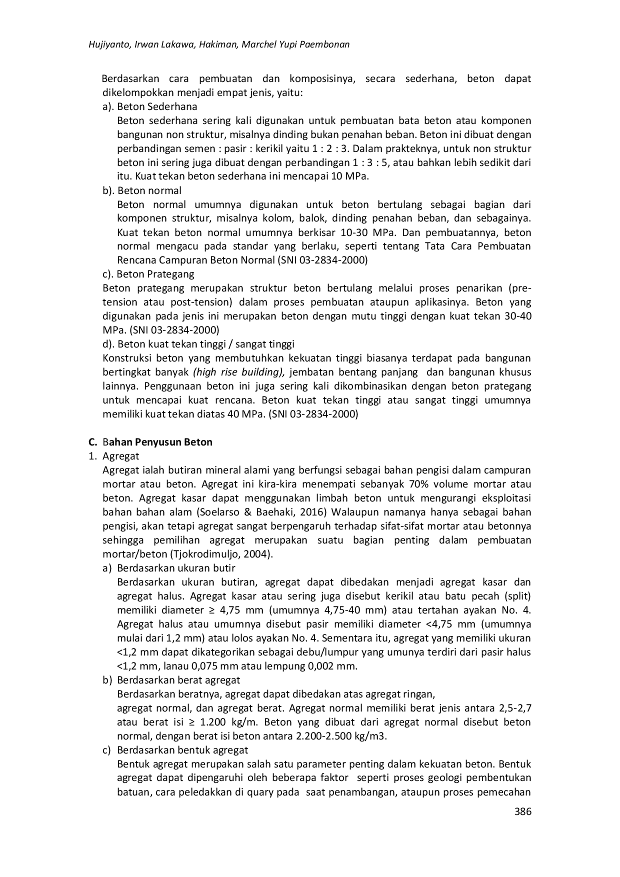 JURIS Analisis Pengaruh Ukuran Maksimum Agregat Kasar Terhadap Kuat Tekan dan Porositas Pada Beton Normal