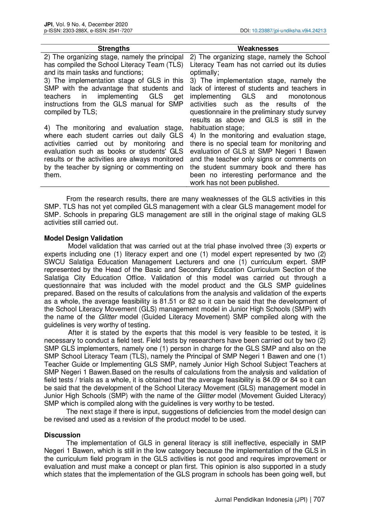 juris Glitter Guided Literation Movement Model Development In Junior High School