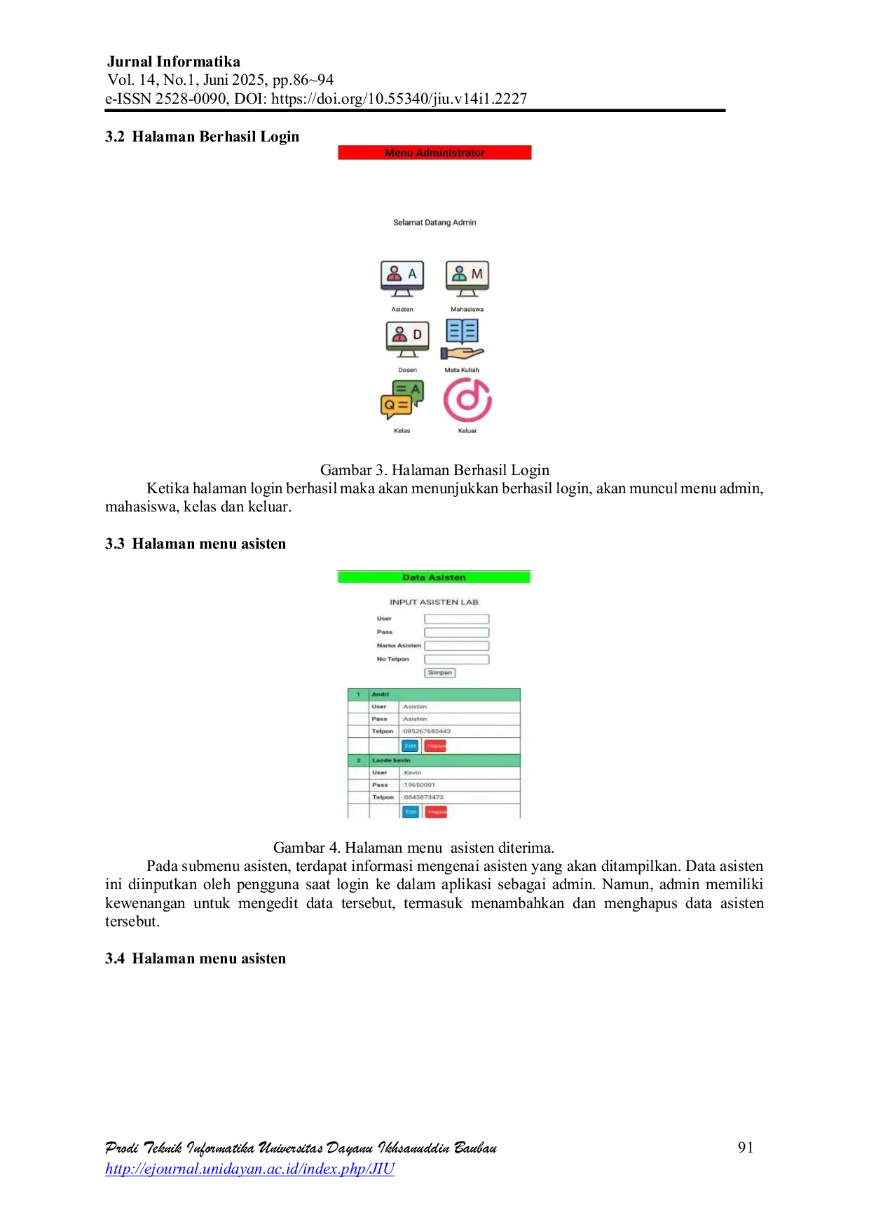 JURIS Pengembangan Aplikasi Penilaian Praktikum Berbasis Android untuk Mata Kuliah Teknik Informatika