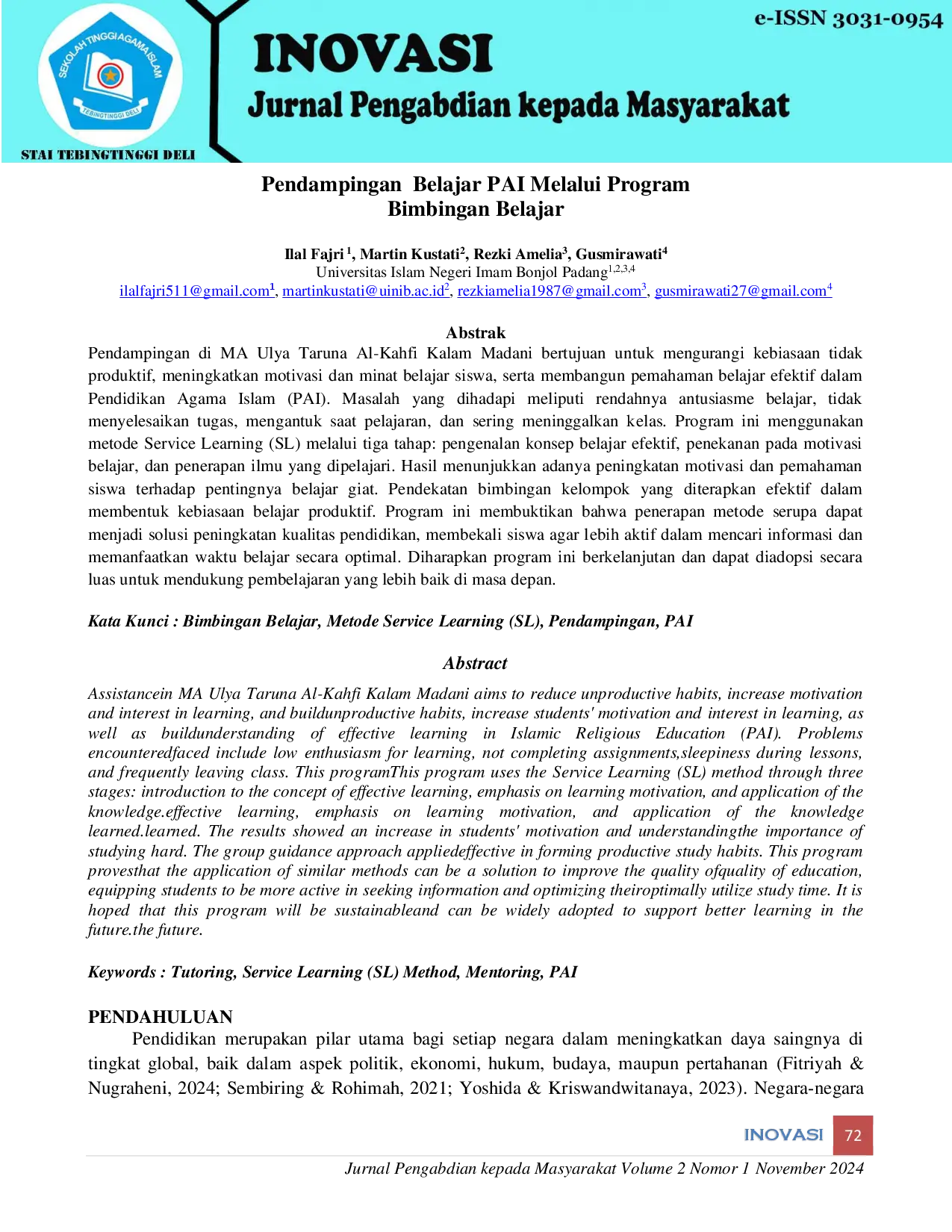 JURIS PAI Learning Assistance Through Programs Tutoring