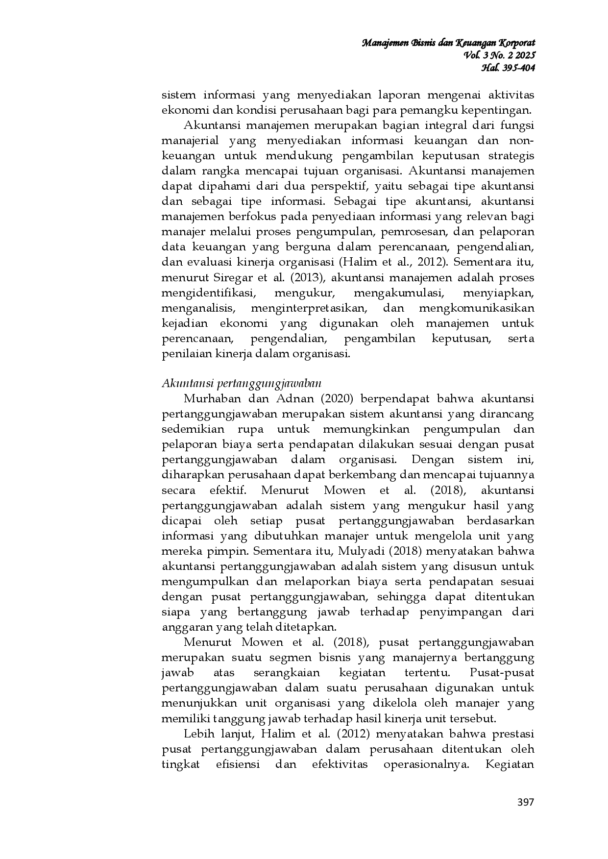 JURIS Penerapan Akuntansi Pertanggungjawaban Sebagai Alat Evaluasi Kinerja Manajer Pusat Biaya Pada Pt Royal Coconut Gorontalo