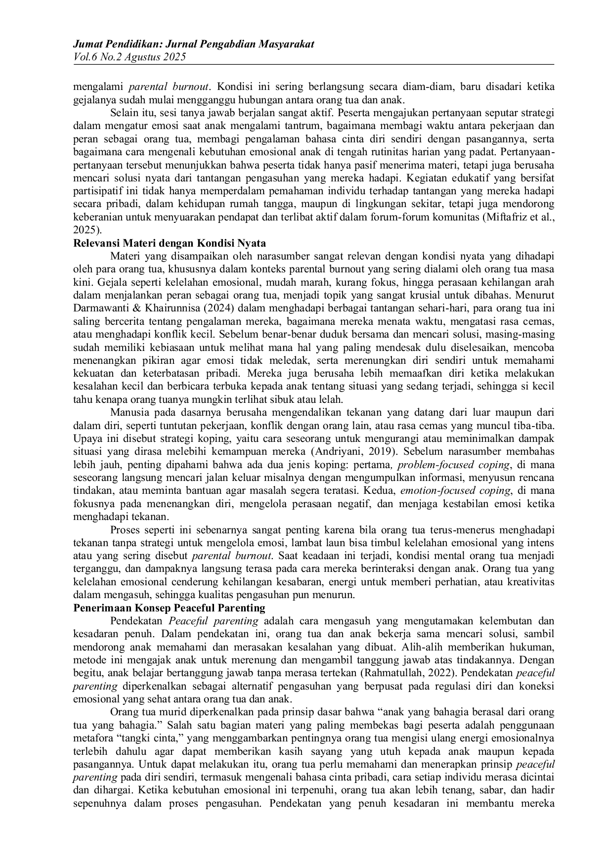 JURIS Mengasuh Anak Tanpa Kehilangan Diri Sendiri Solusi Untuk Burnout Pengasuhan