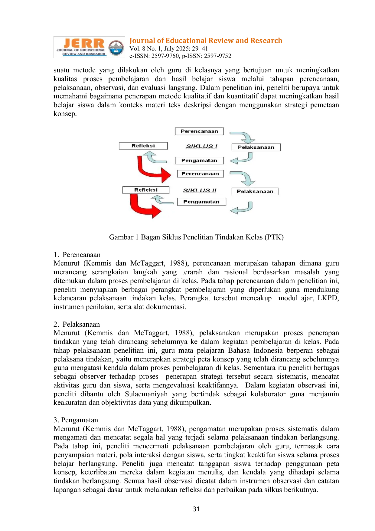 JURIS Penerapan Strategi Peta Konsep untuk Meningkatkan Kemampuan Menulis Materi Teks Deskripsi Siswa MTs Ubbbadussomad NW Kalijaga Selatan Kelas VIII TA 2025 2026