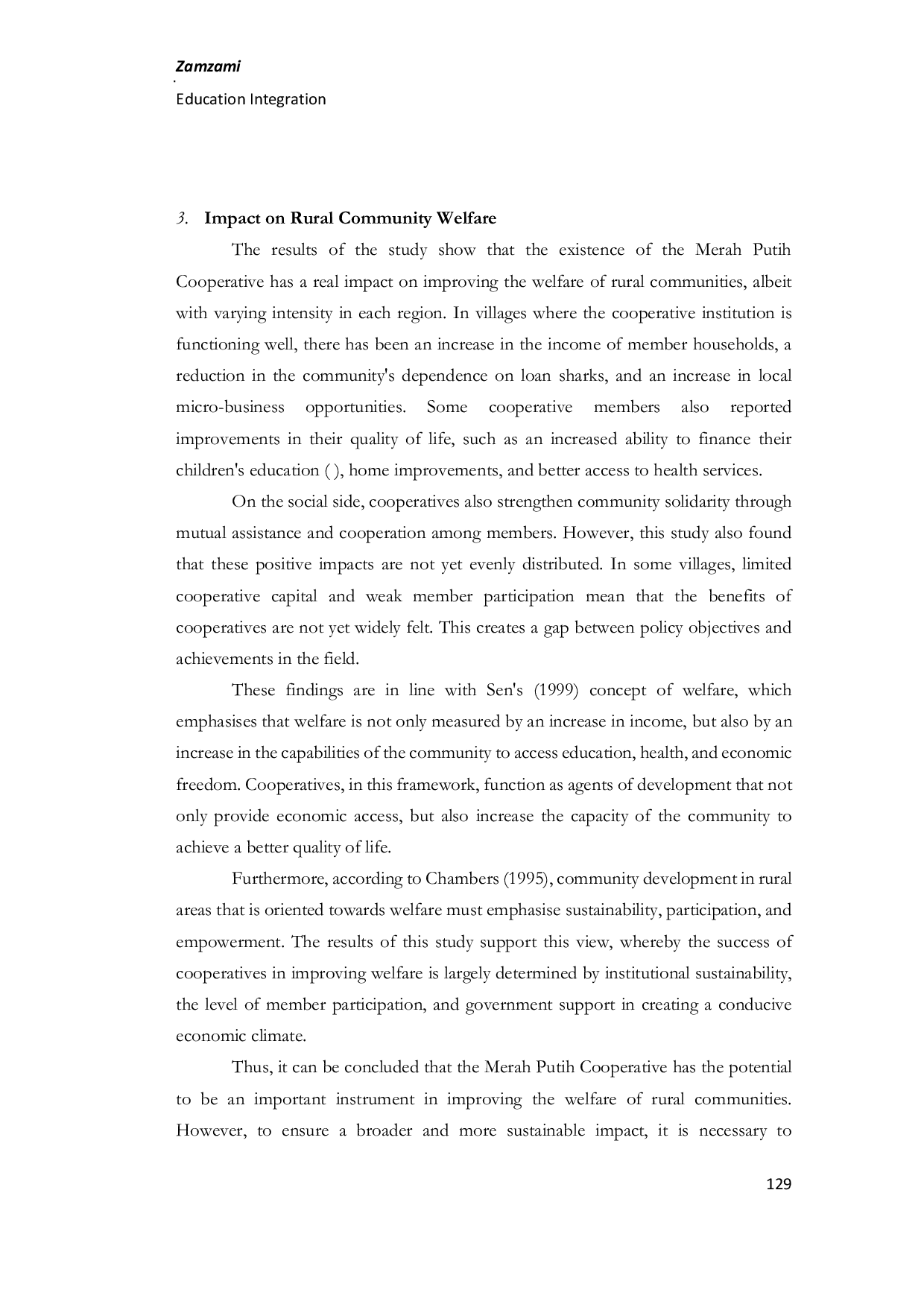 JURIS Integrasi Pendidikan Koperatif Ke Dalam Kebijakan Koperasi Merah Putih Untuk Mewujudkan Kesejahteraan Masyarakat Pedesaan