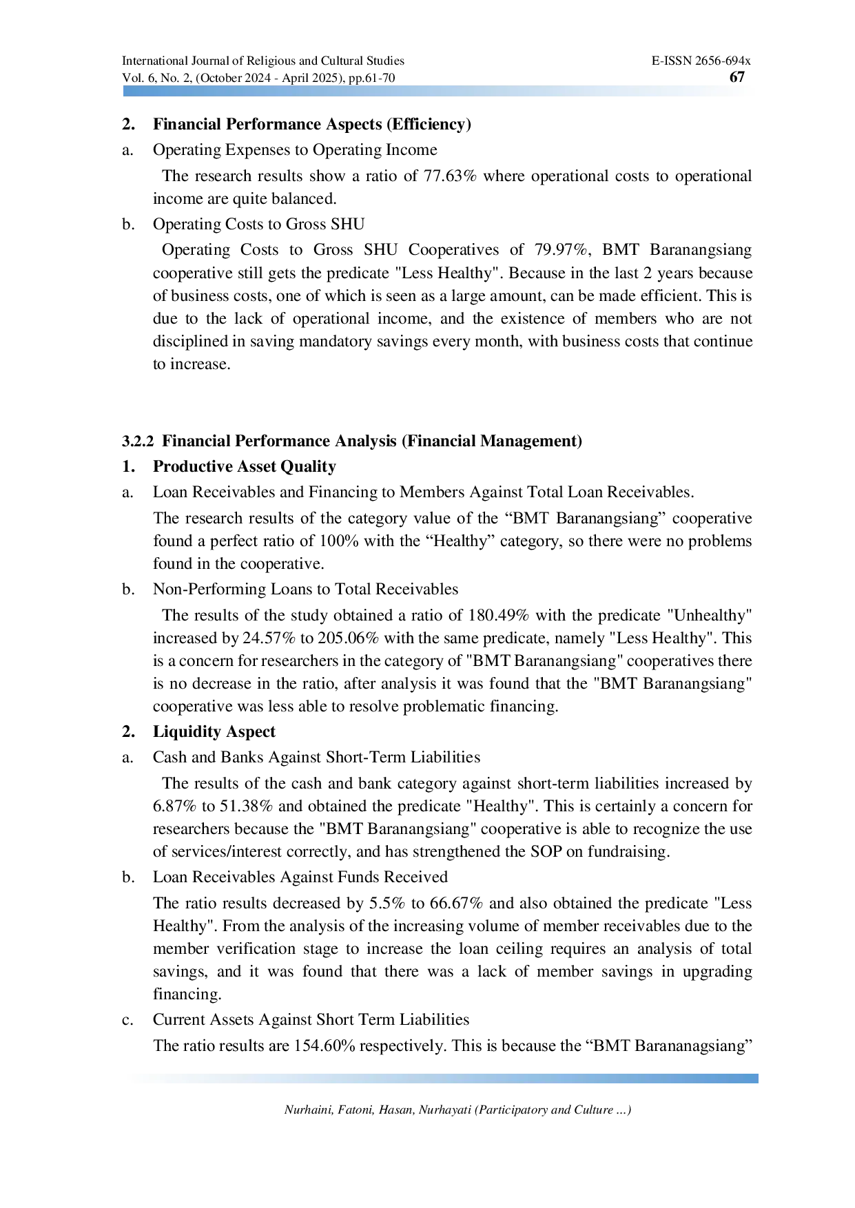 JURIS Participatory and Culture Based Approach to Assess Cooperative Health