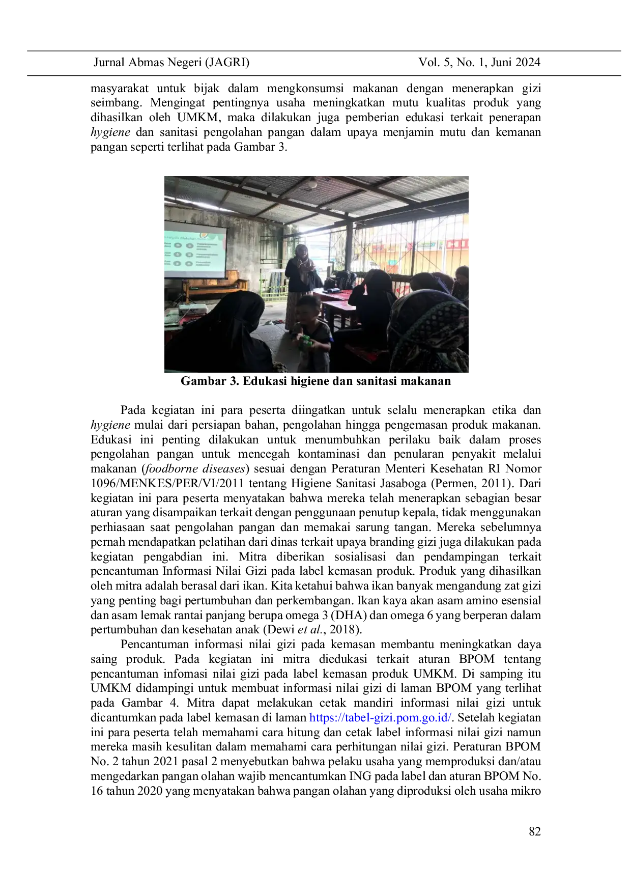 JURIS Penguatan Branding Aspek Gizi dan Sertifikasi Halal untuk Meningkatkan Mutu dan Daya Saing UMKM