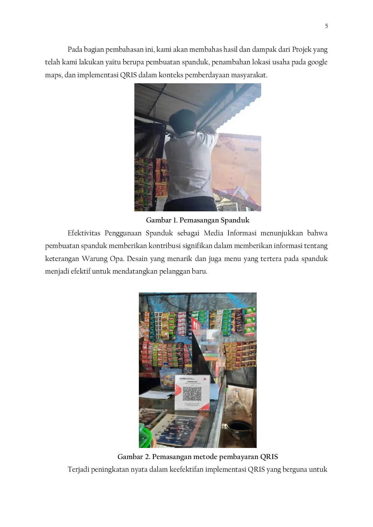 JURIS Pendampingan Pembuatan Media QRIS dan Google Maps Pada UMKM