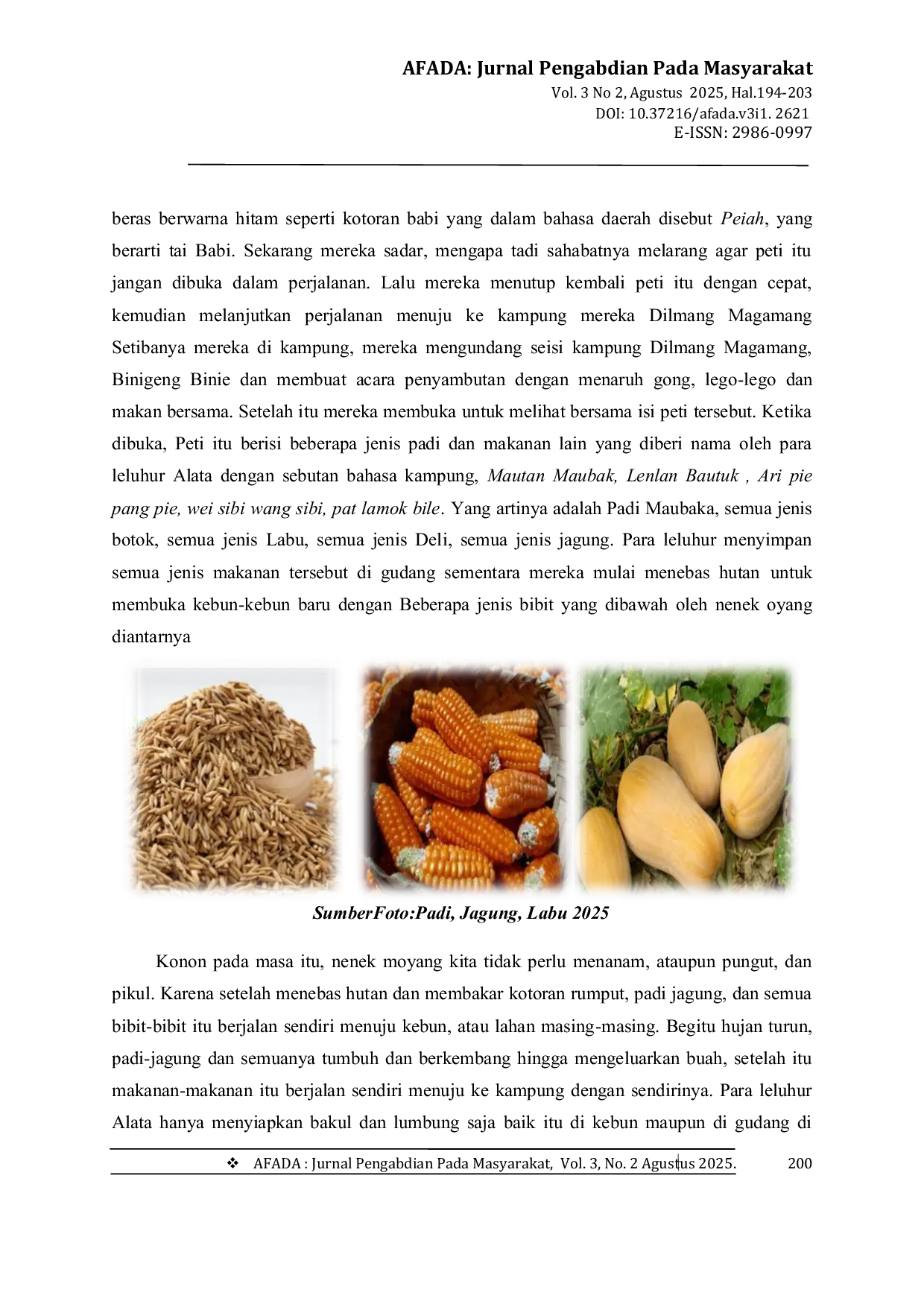 JURIS Sejarah Lumbung Padi Menjadi Batu Di Kampung Alata Desa Kenarimbala Kecamatan Alor Timur Laut Kabupaten Alor