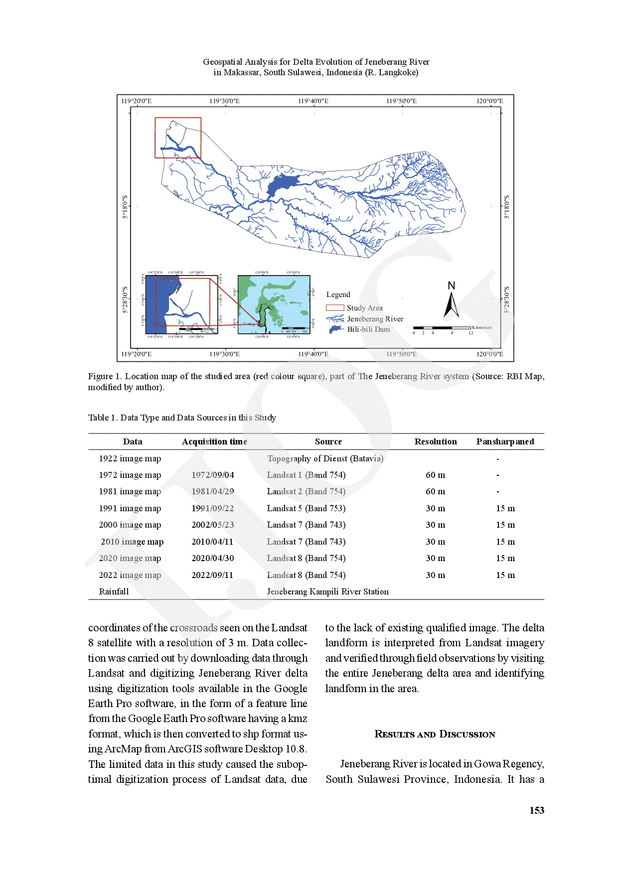 juris Geospatial Analysis for Delta Evolution of Jeneberang River in Makassar South Sulawesi Indonesia