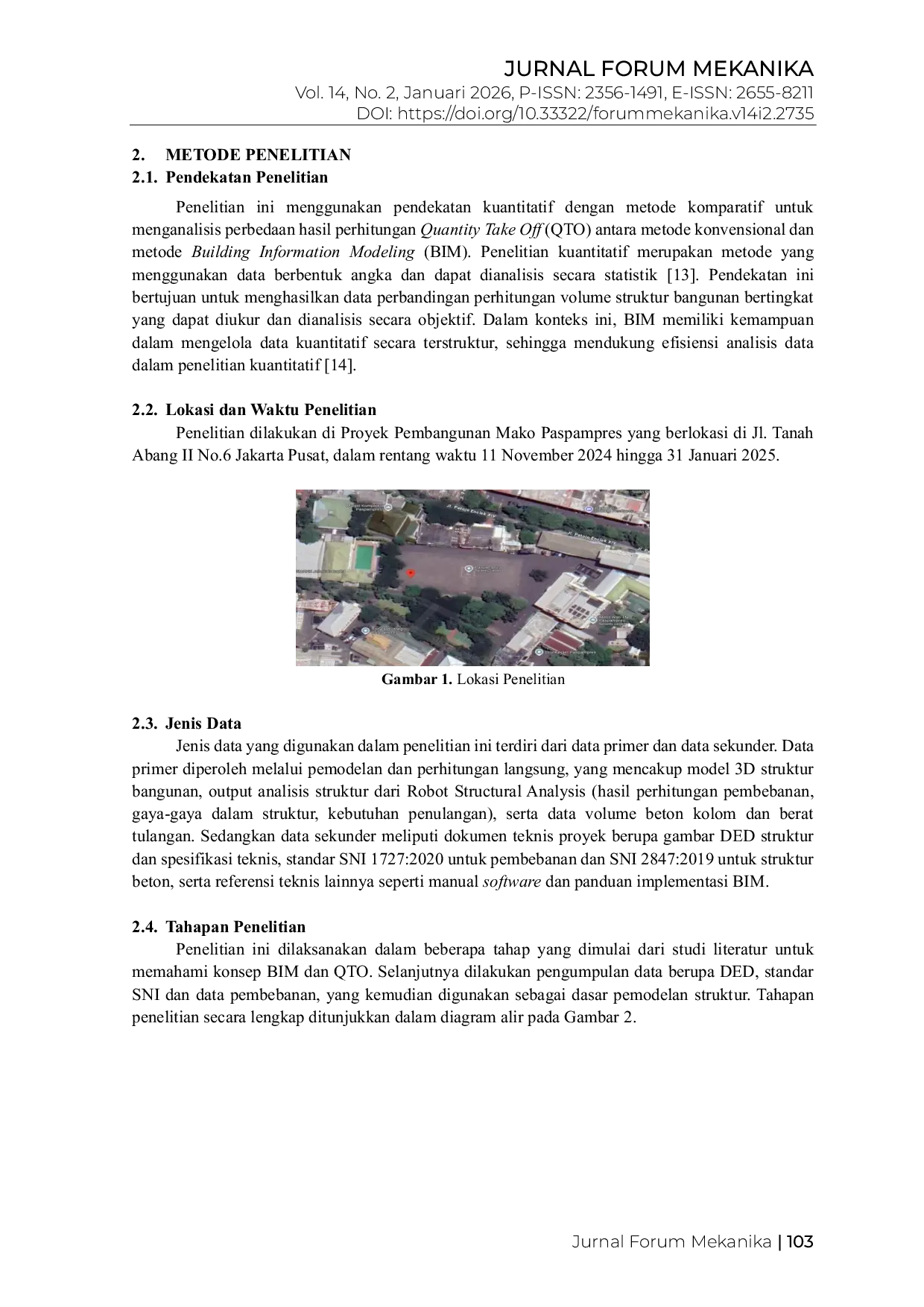 JURIS Analisis Building Information Modeling BIM untuk Menghitung Quantity Take Off Struktur Gedung Bertingkat
