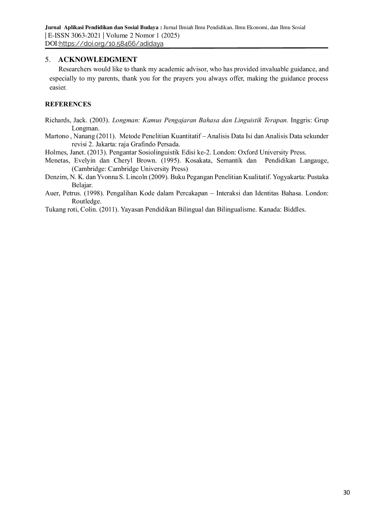 JURIS Analisis Campur Kode Pada Video Saluran YouTube Atta Halilintar