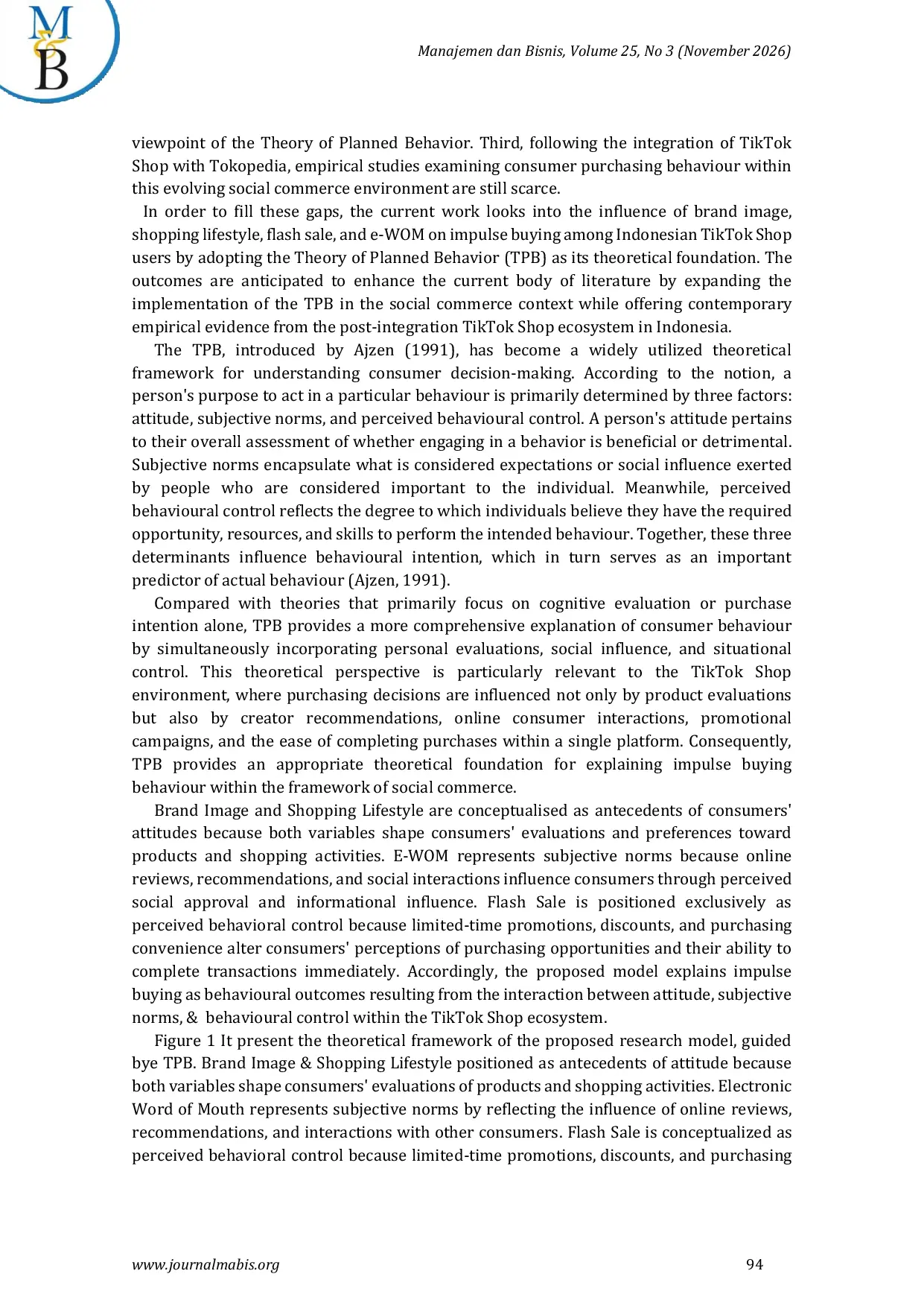 JURIS The effect of brand image shopping lifestyle flash sale and e WOM on impulse buying among Tiktok users