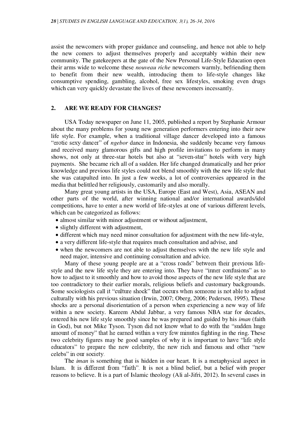 juris Life Style Education Are We Prepared for Changes