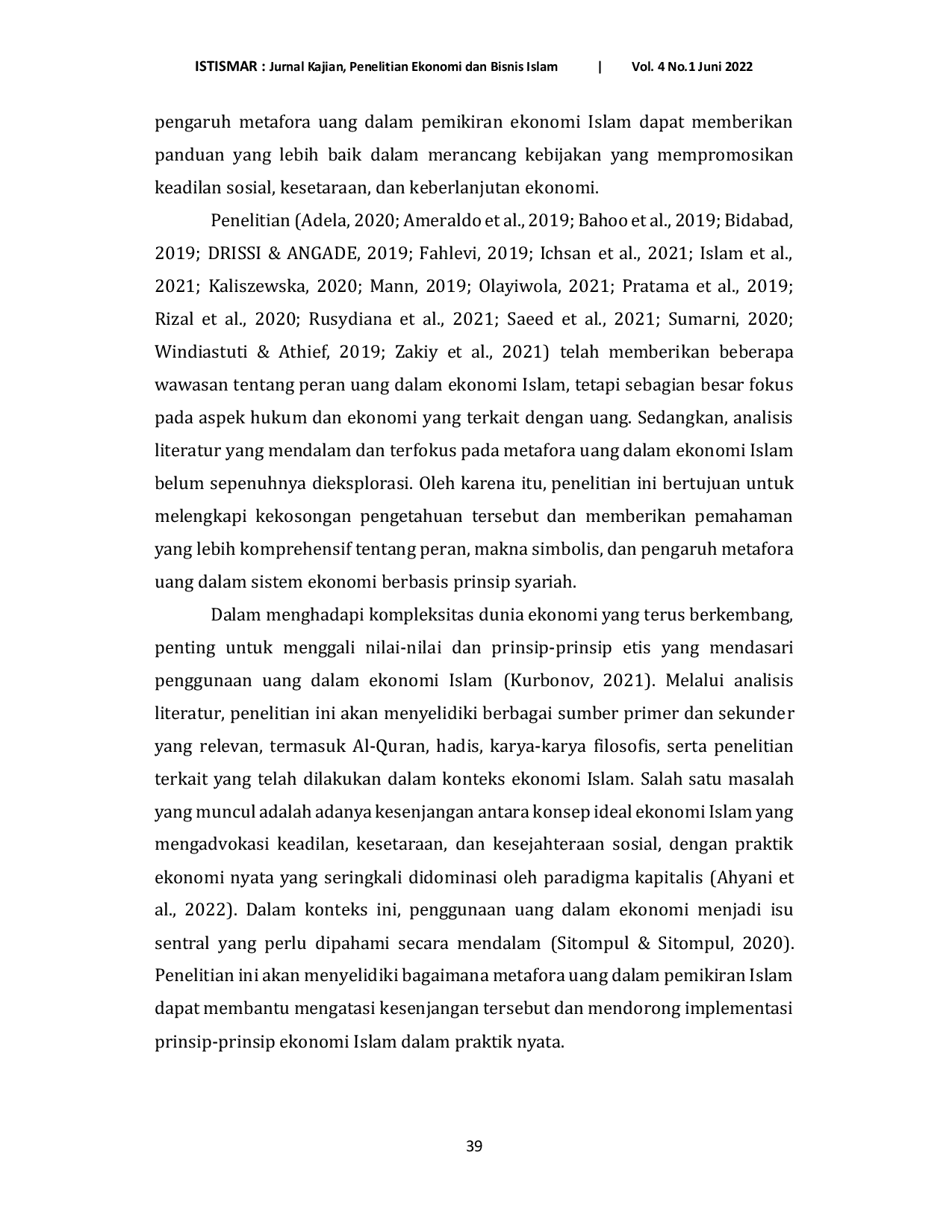 JURIS Metafora Uang Dalam Ekonomi Islam Memahami Makna Simbolis Dan Pengaruhnya Dalam Sistem Ekonomi Islam