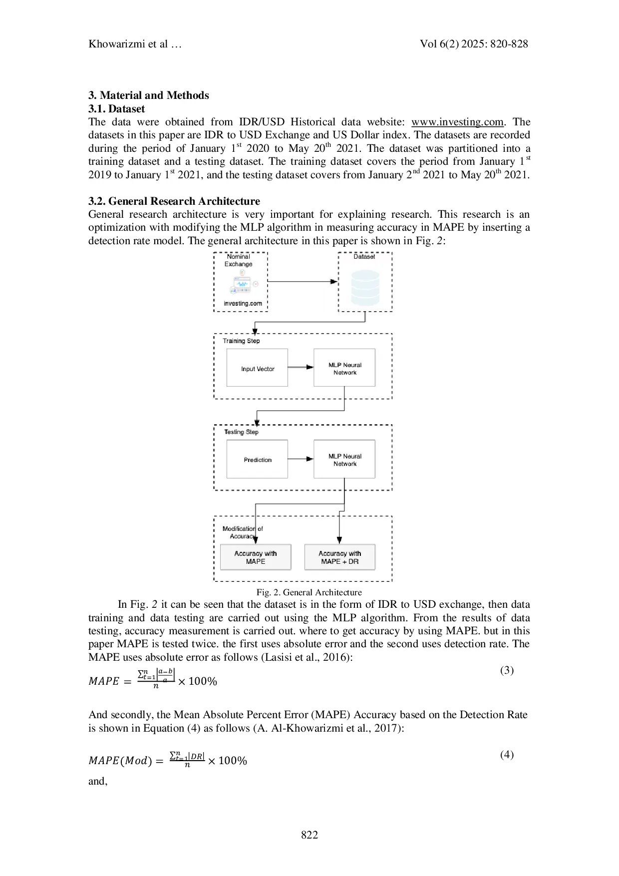 JURIS Modification of Multilayer Perceptron Using Detection Rate Model for Prediction of Nominal Exchange Rate