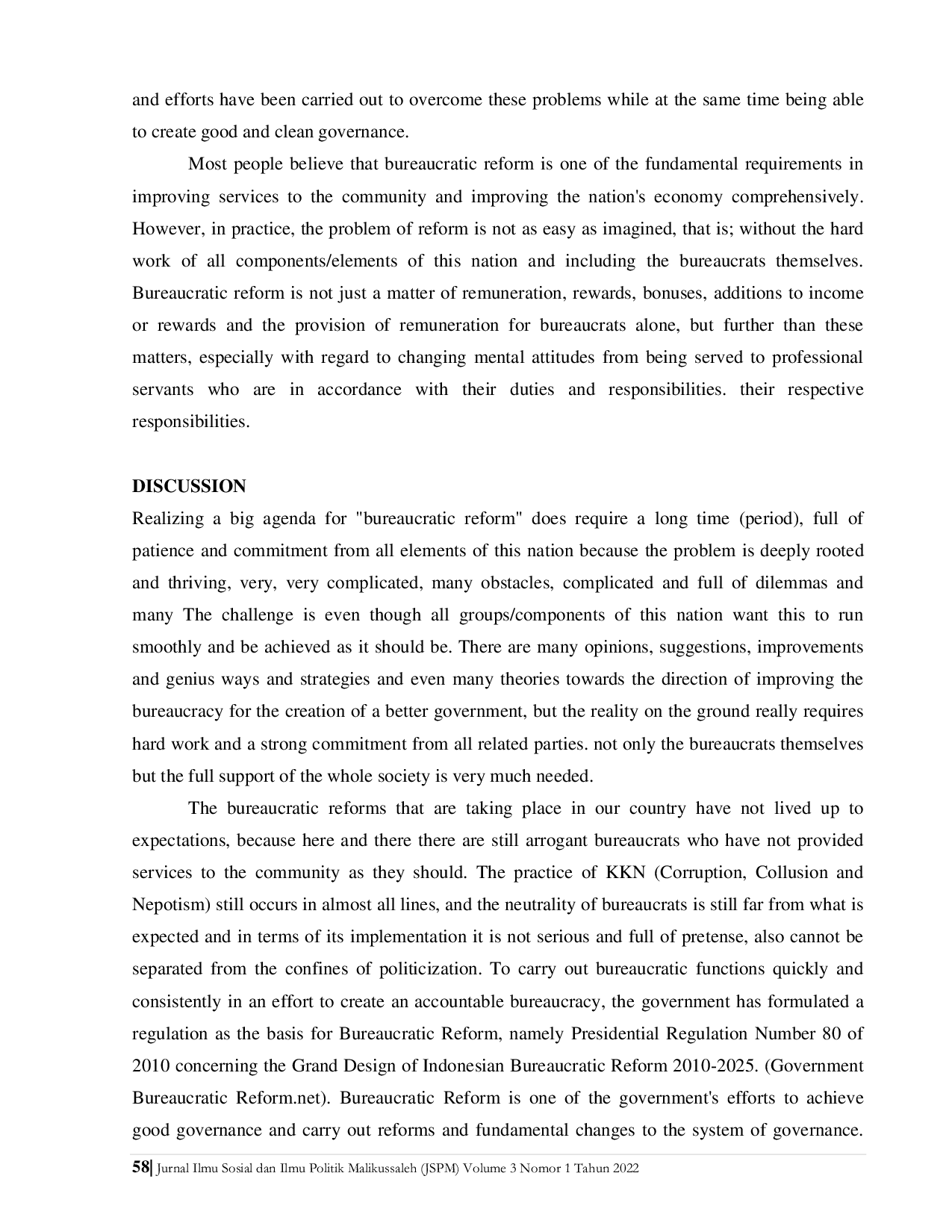 JURIS Bureaucratic Reform Resistance in Indonesia