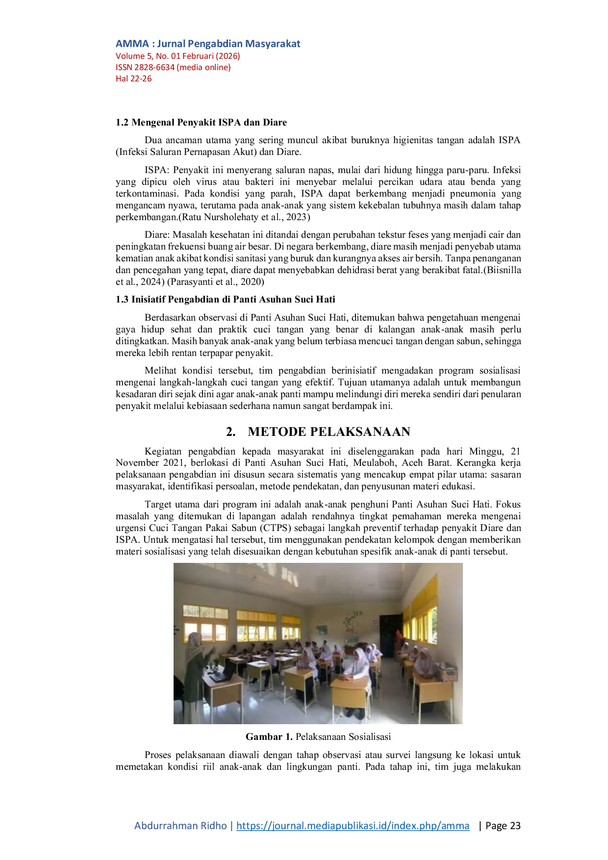 JURIS Sosialisasi Gaya Hidup Bersih Dan Sehat Dengan Tema Manfaat Cuci Tangan Pakai Sabun CTPS Untuk Mencegah Penyakit ISPA Dan Diare