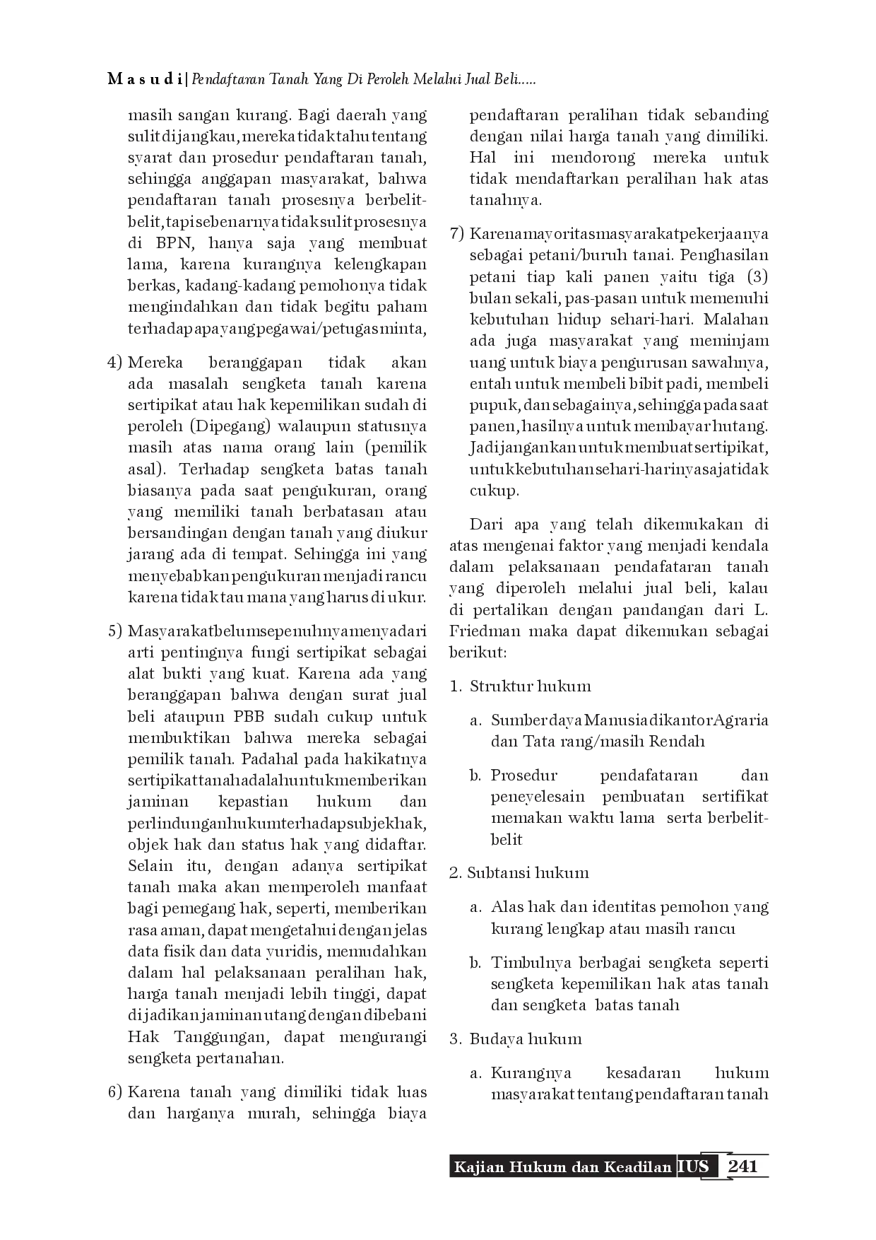 juris PELAKSANAAN PENDAFTARAN TANAH YANG DI PEROLEH MELALUI JUAL BELI Studi di Kecamatan Jonggat