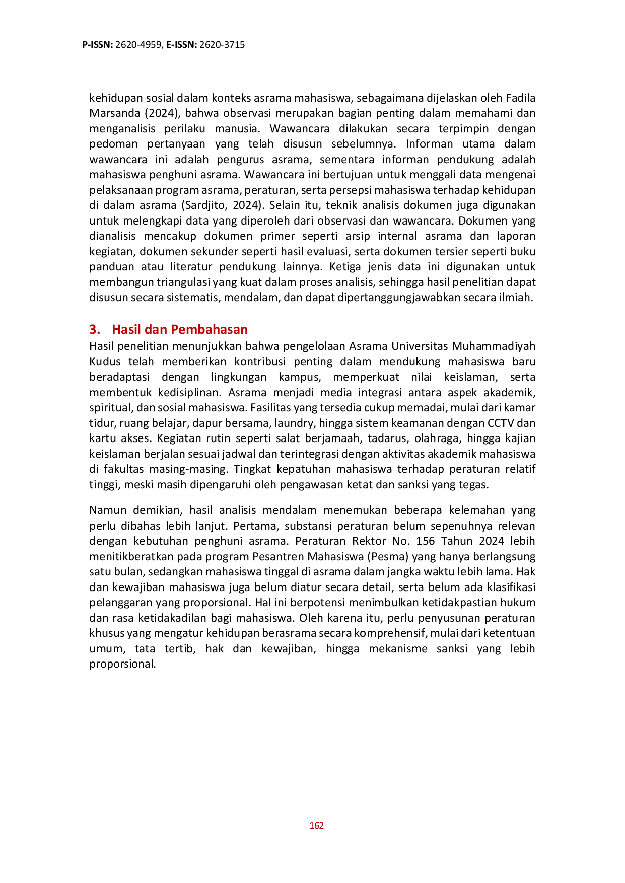 JURIS Analisis Hukum dan Tata Tertib Asrama Studi Kasus Universitas Muhammadiyah Kudus Berdasarkan Teori Lawrence Meir Friedman