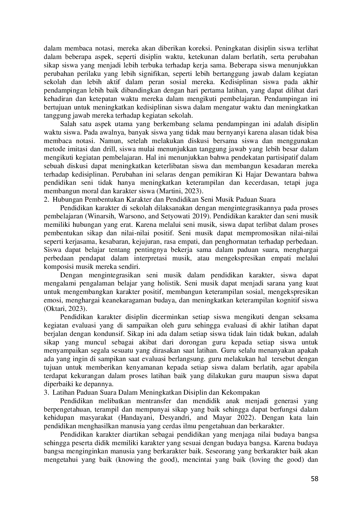 JURIS Pengaruh Latihan Paduan Suara Terhadap Disiplin Dan Kekompakan Siswa Di SMP Negeri 5 Kupang