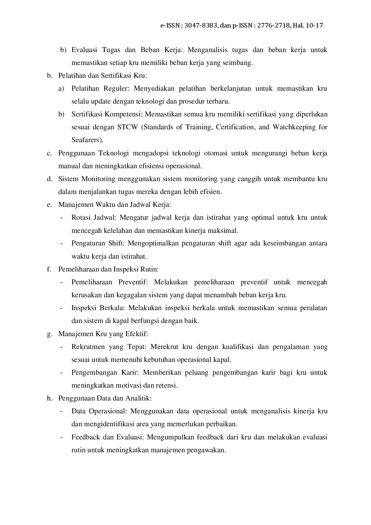 juris Optimalisasi Perpanjangan Masa Berlaku Safe Manning di PT Wasesa Line