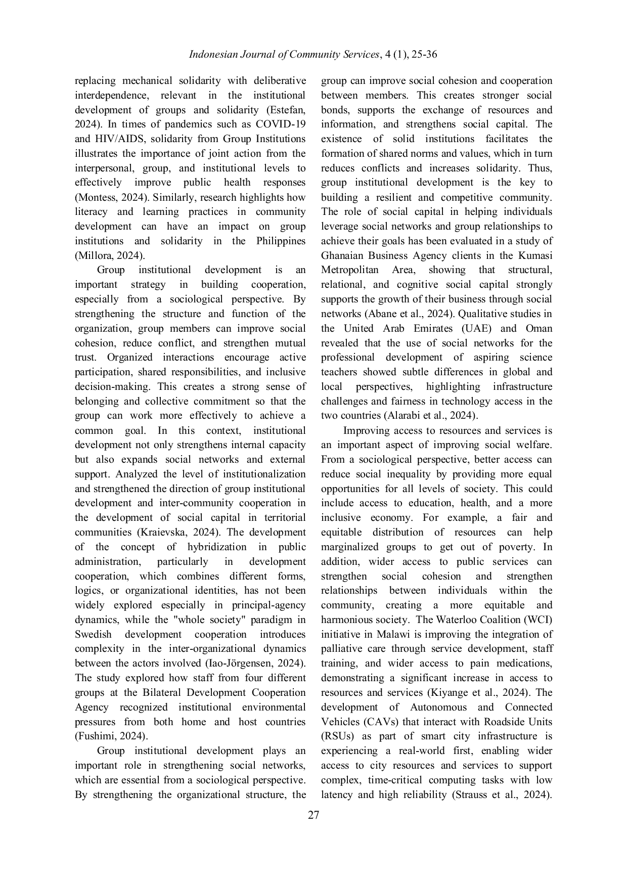 JURIS Institutional Development Training For Freshwater Fish Farming Business Groups In Pombulaa Jaya Village Konda District South Konawe Regency