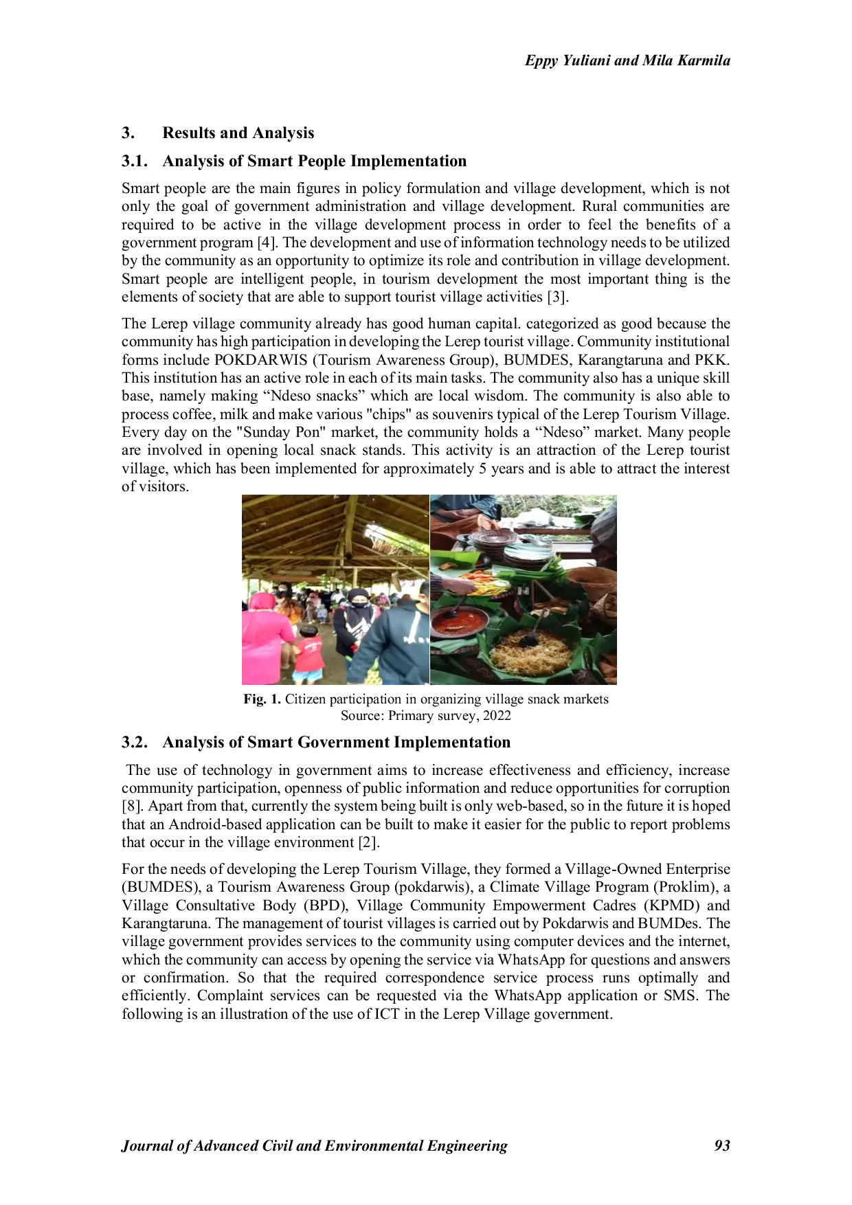 JURIS Initiation Of Smart Village Development In Lerep Tourism Village
