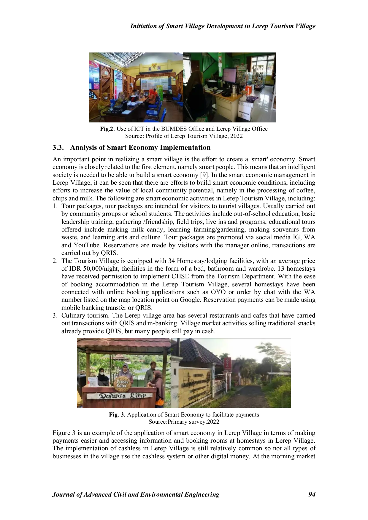 JURIS Initiation Of Smart Village Development In Lerep Tourism Village