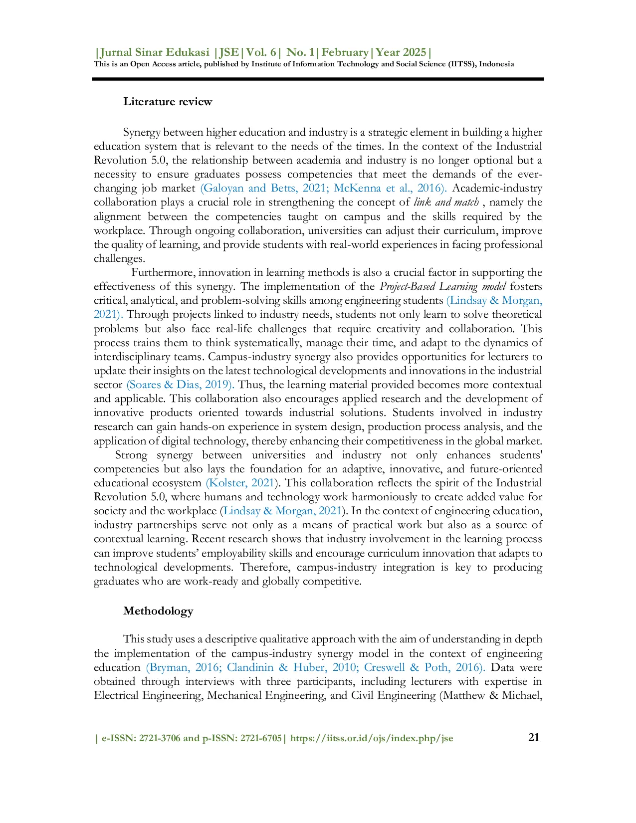 JURIS Campus industry synergy model to enhance engineering student independence