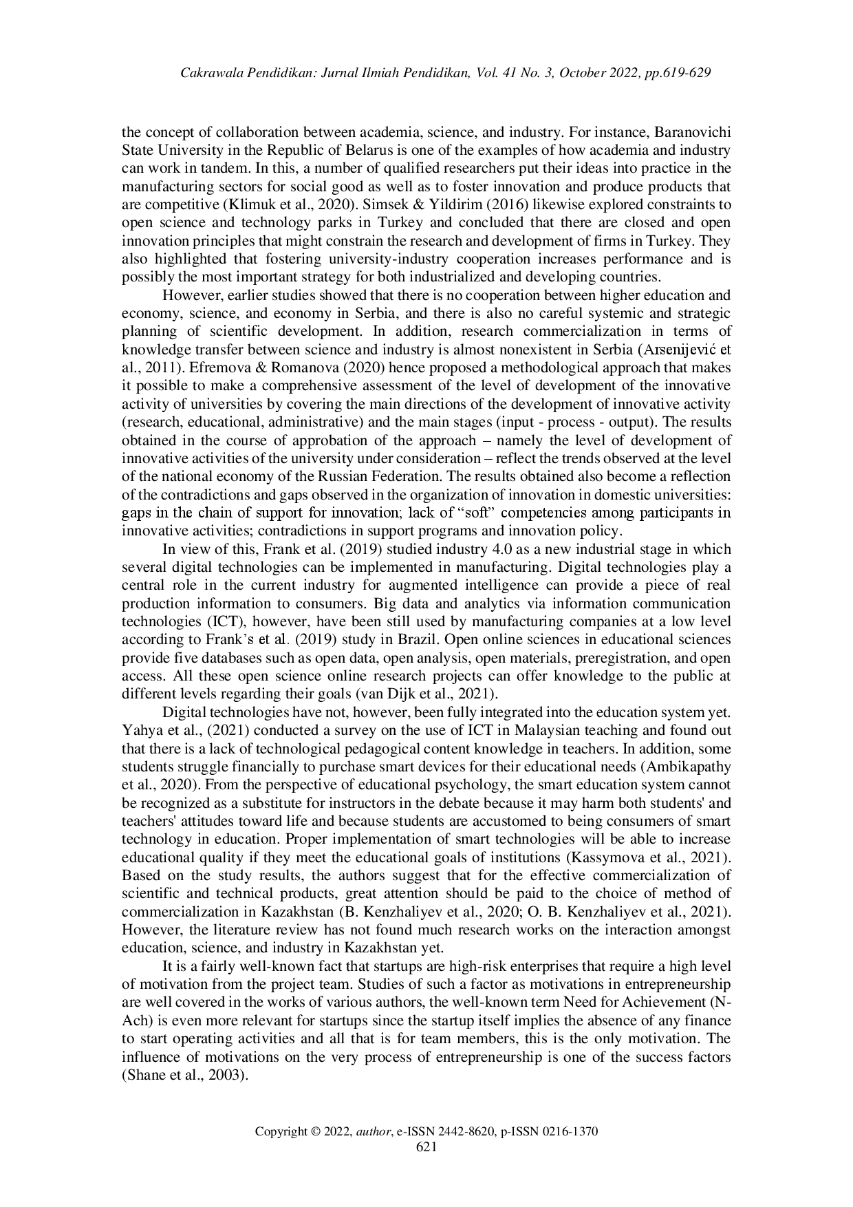 juris Motivating factors of innovative research activities and barriers to R D in Kazakhstan