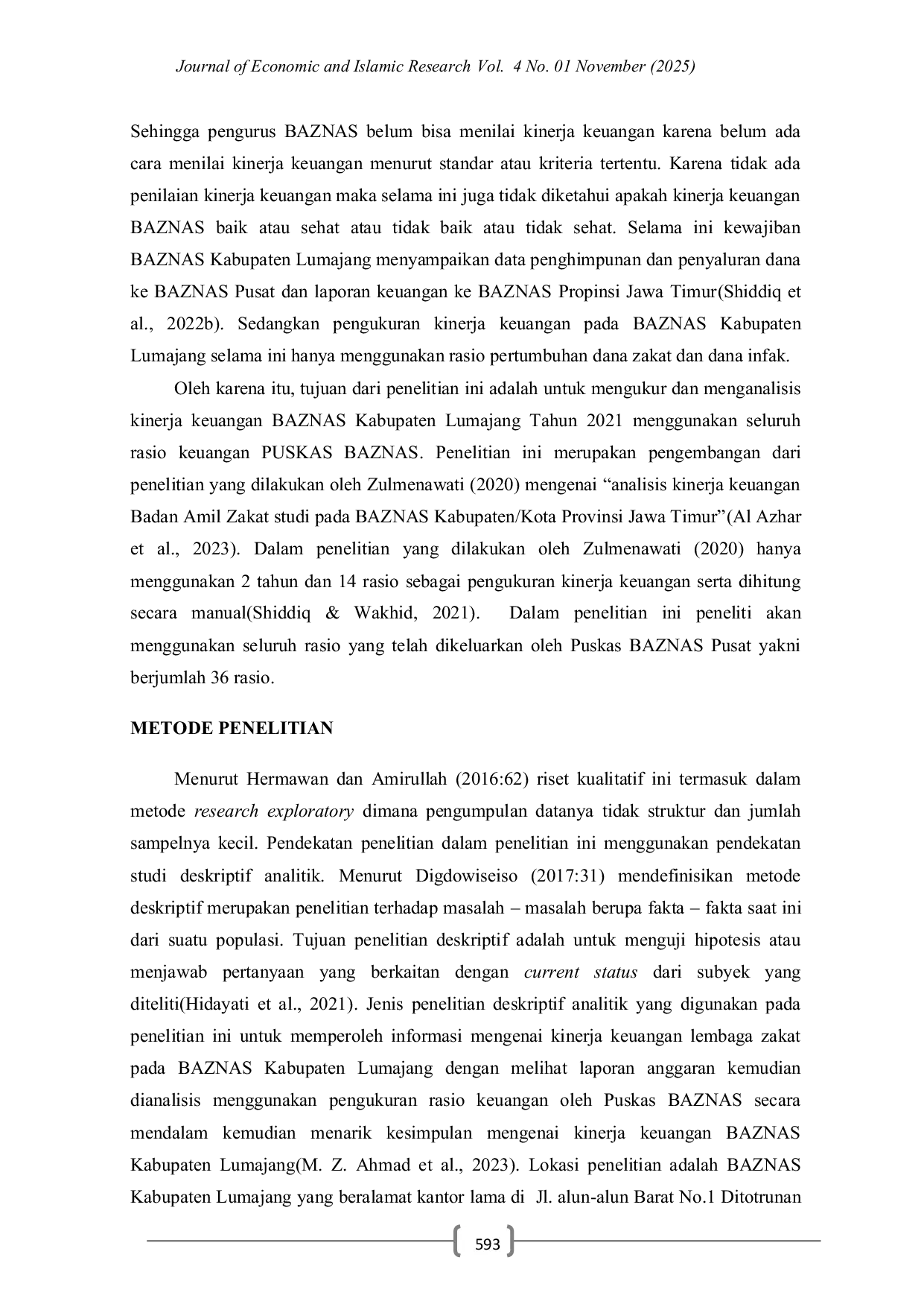 JURIS Pengukuran Kinerja Keuangan Organisasi Islami Non Profit