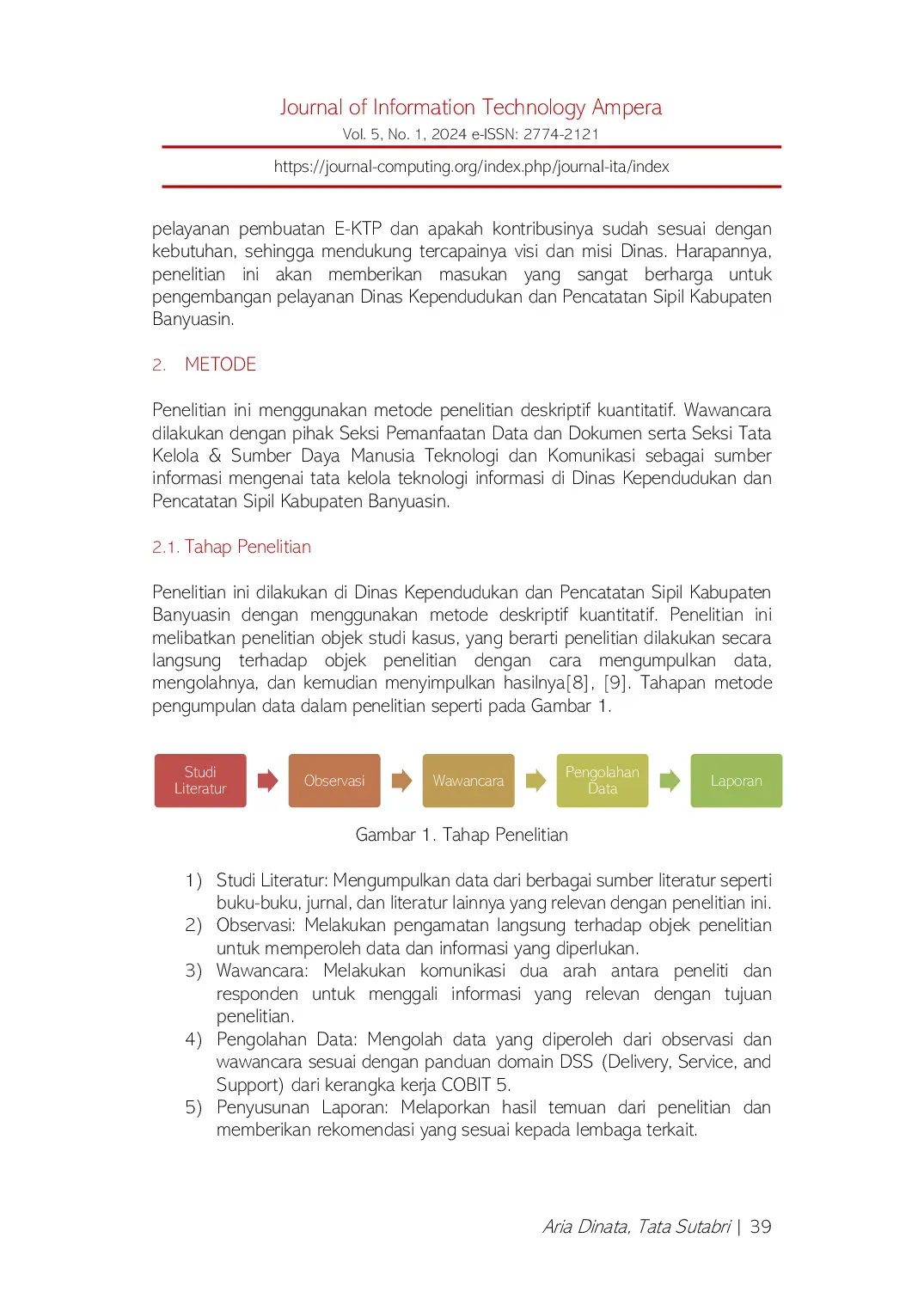 JURIS Analisis Pengelolaan E KTP dengan Pendekatan Framework COBIT 5 pada Domain Deliver Service dan Support