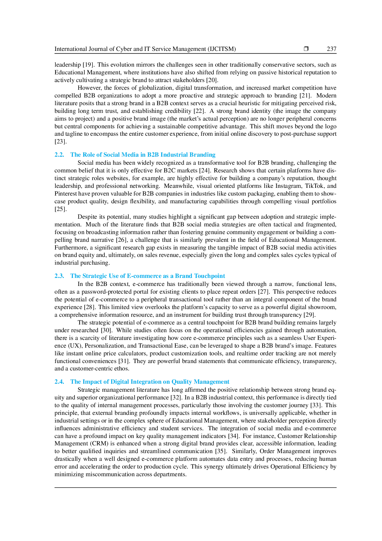 JURIS Enhancing Educational Management Through Social Media And E Commerce Driven Branding