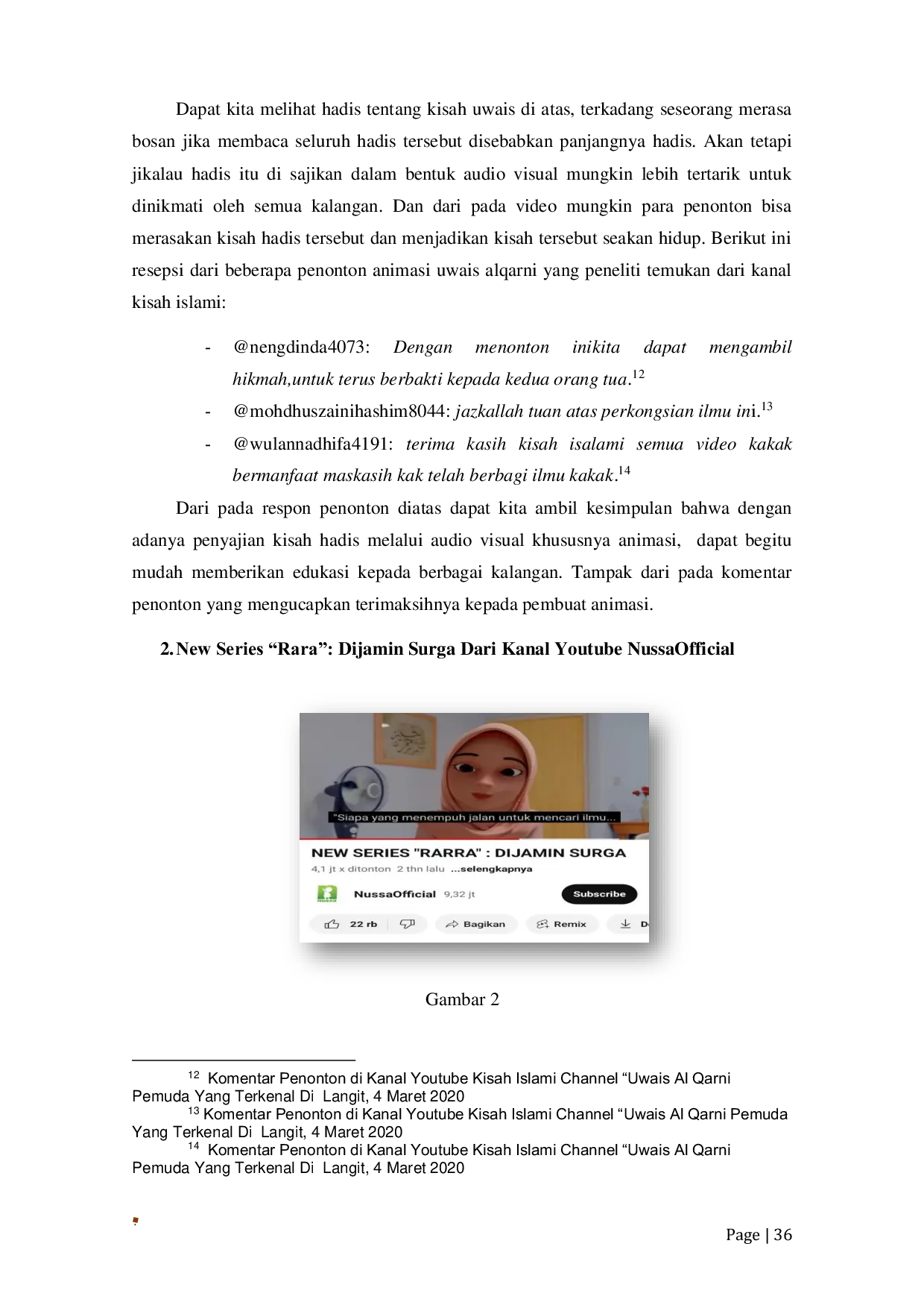 JURIS Animasi Sebagai Sarana Menghidupkan Kisah Hadis