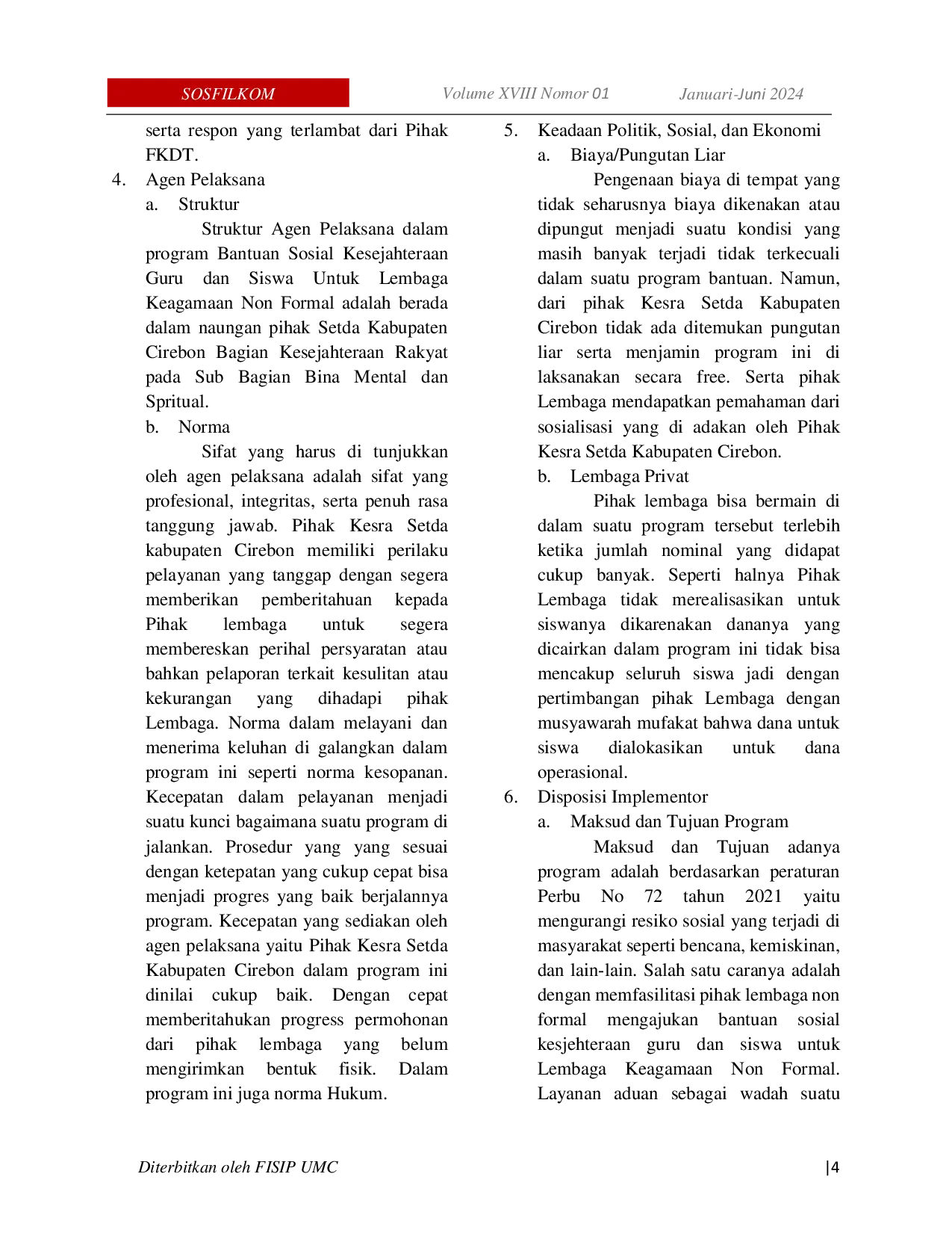 JURIS Implementasi Program Bantuan Sosial Kesejahteraan Guru dan Siswa untuk Lembaga Keagamaan Non Formal di Kecamatan Astanajapura Kabupaten Cirebon